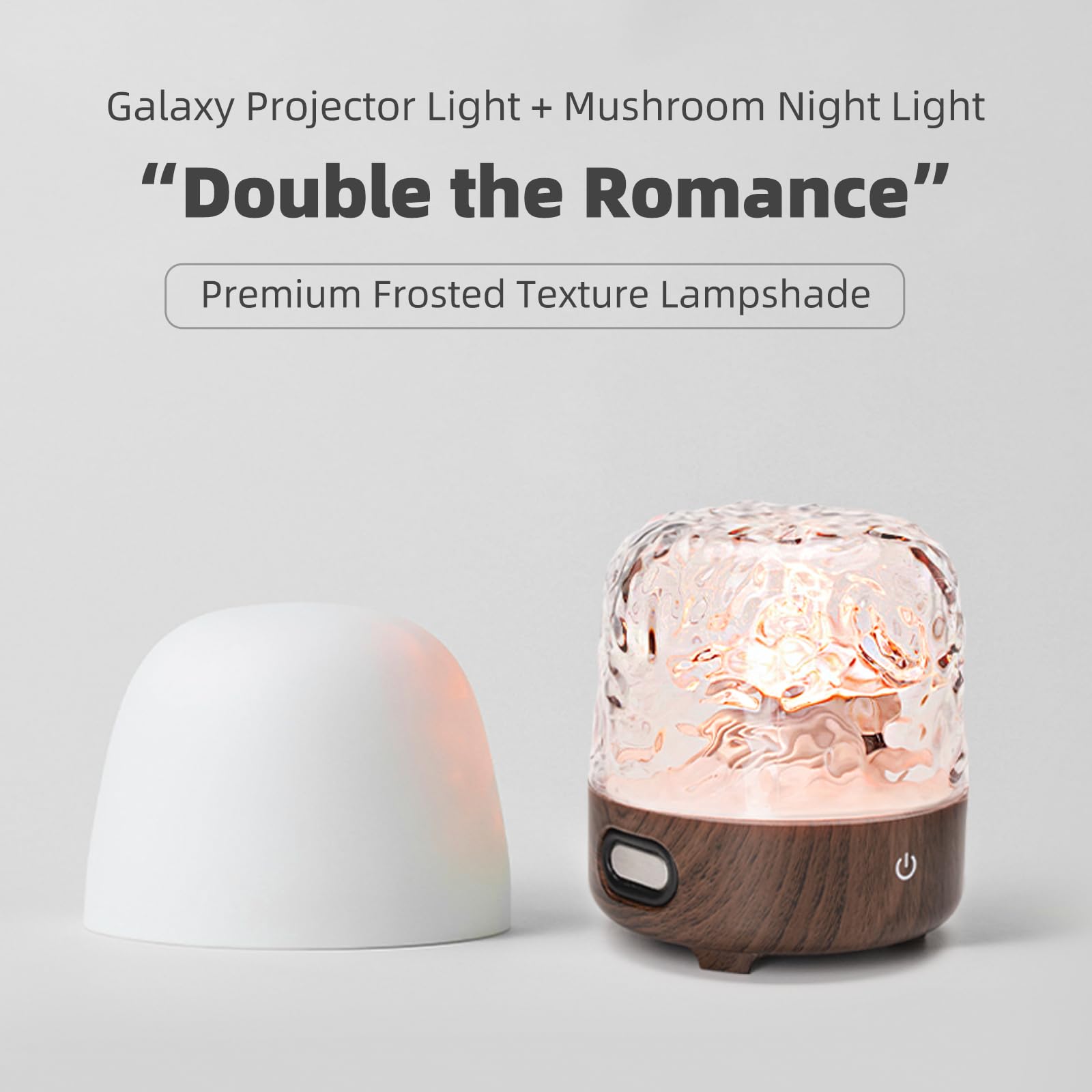 Jiawen Galaxy Projector Light, Hifi Bluetooth Speaker Northern Lights For Bedroom, Rechargeable Mushroom Night Light, Ocean Wave Light With 36 Lighting Modes, Mood Lighting For Kids Teen Xmas