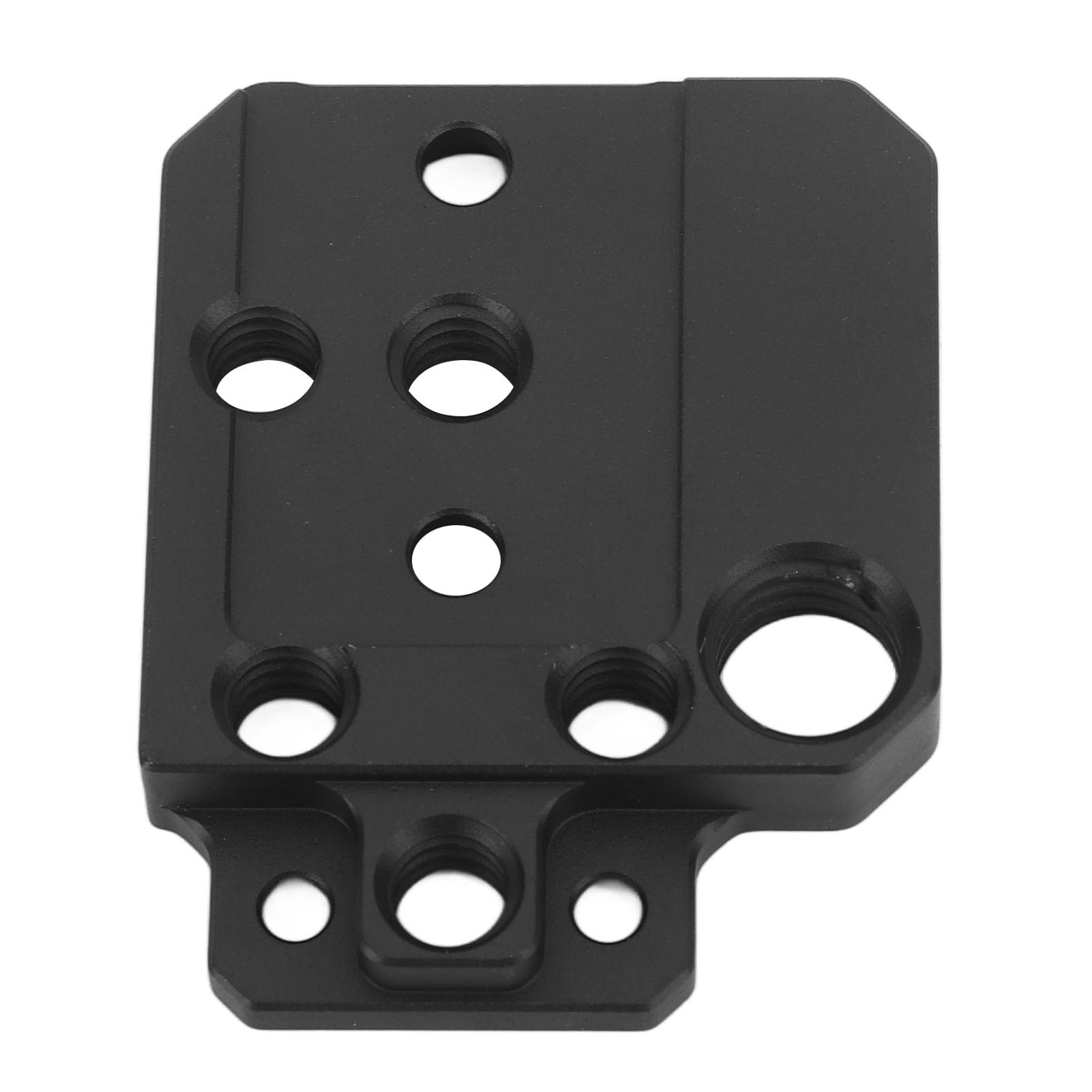 Naroote Quick Release Plate, With 1/4 3/8 Inch Holes Cold Shoe Interface Aluminum Alloy Camera Stabilizer Expansion Mounting Base For Dji Ronin S, Sc, Rs2, Rs3 Stabilizer