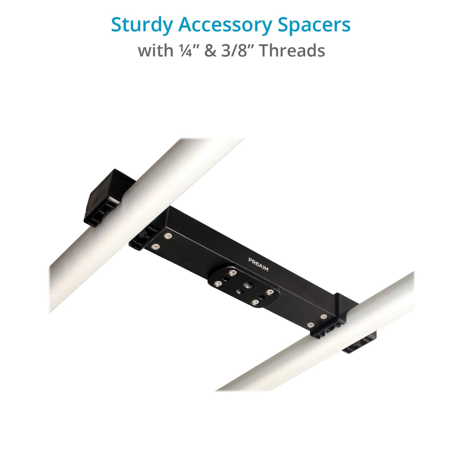 Proaim Overhead 12Ft Modular Studio Rig For Camera/Gimbal/Light Setups. Payload Up To 11Kg / 24Lb. For Photography, Videography. (P-Ohlr-01)