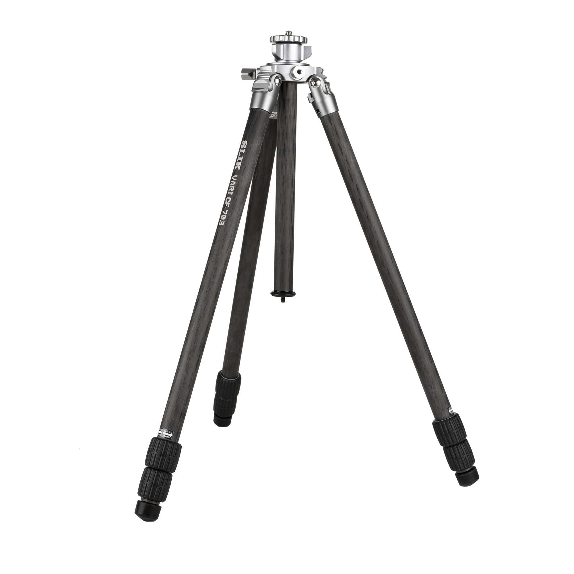 Slik Pro Vari Cf-703 3-Section Carbon Fiber Professional Tripod Kit