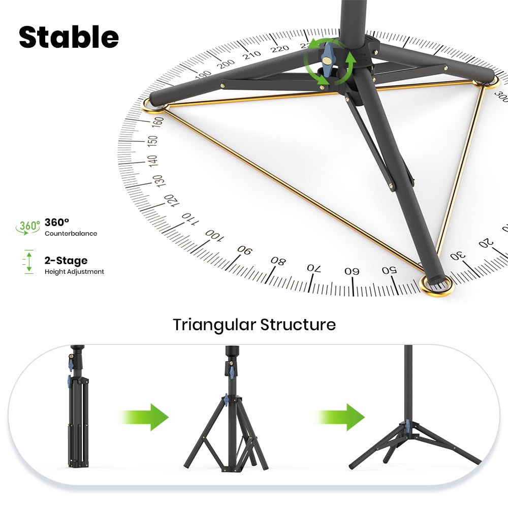Xtar Starlink Mini Tripod Stand,Adjustable Tripod Mount For Starlink Mini,Outdoor Portable Mounting Kit For Star Link Mini Dish