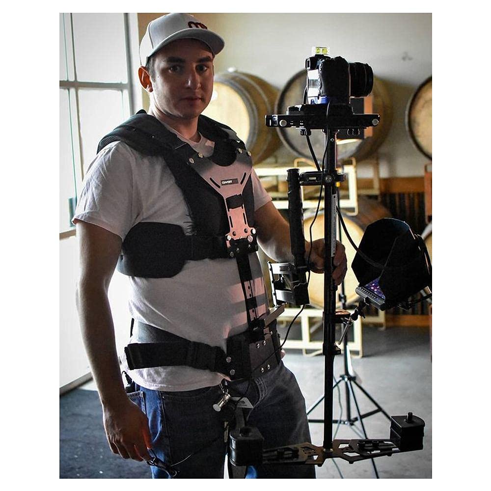 Flycam Hd-3000 Camera Steadycam Stabilizer System With Comfort Arm And Vest For Dslr Video Camcorder Up To 3.5Kg/ 7.7Lb   Unico Quick Release & Table Clamp + Carrying Bag (Cmft-Hd3)