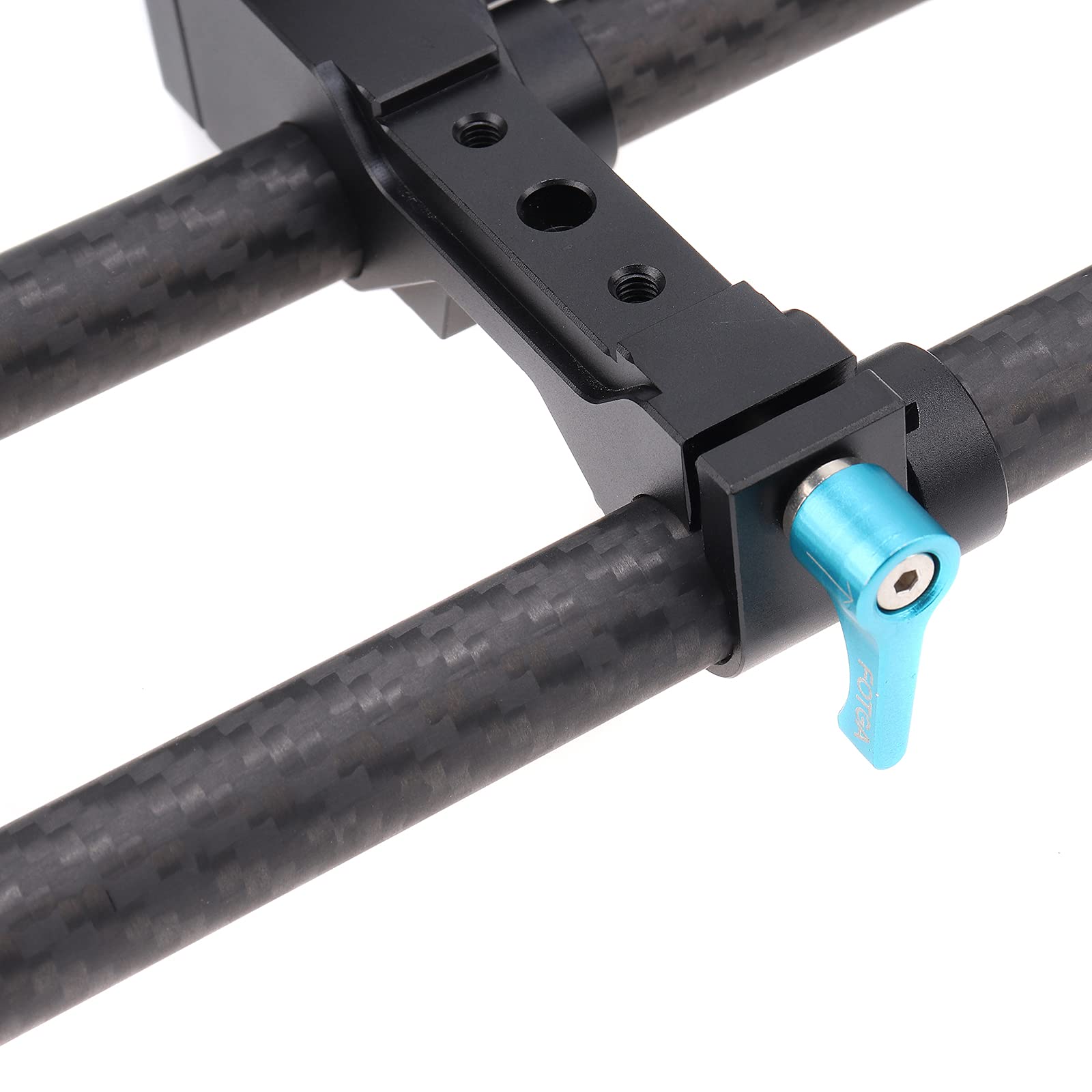 Focusfoto 15Mm Carbon Fiber Rods 25Cm/10Inch Length For 15Mm Rod Rail Support System Dslr Camera Rig (Pack Of 2)