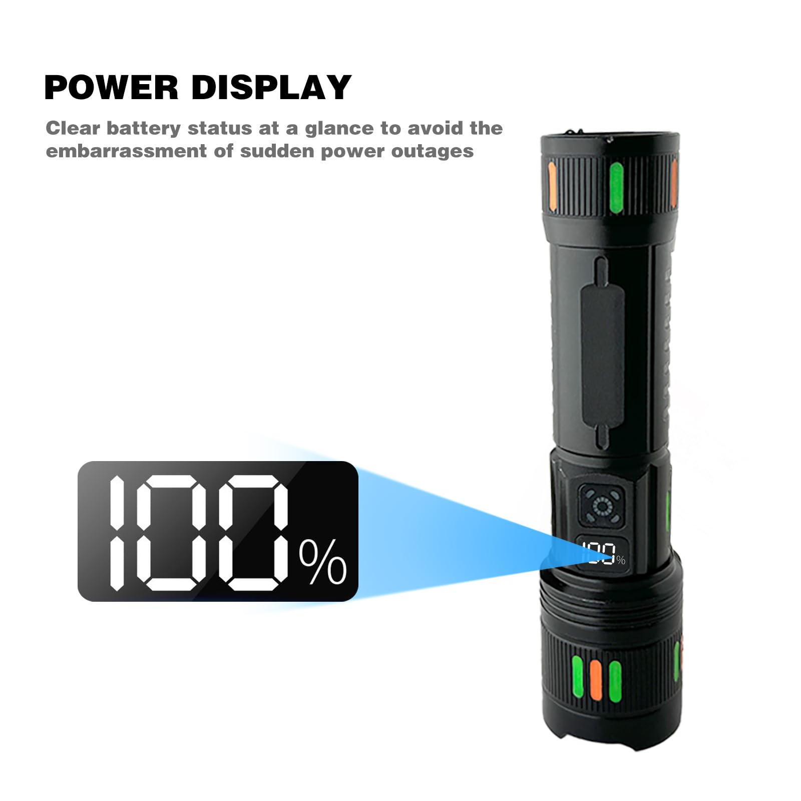 Wboxlizy Flashlights Rechargeable High Lumens, Super Bright Flashlight, Adjustable Utility Flashlight Waterproof Handheld Flash Light Led Flashlight For Emergencies, Camping, Hiking