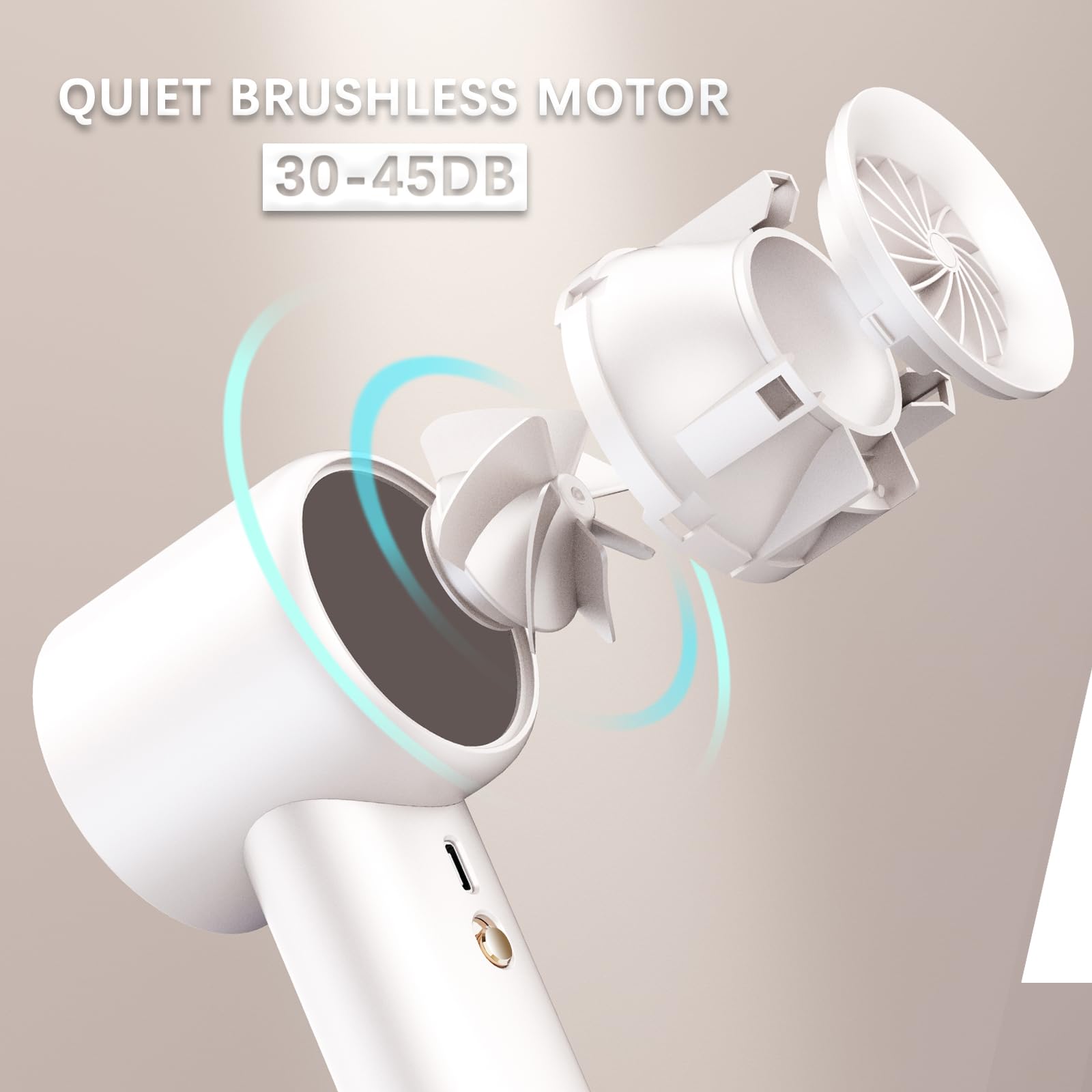 Handheld Fan,1-100 High Speed Hand Fan Adjustable Turbo Mini Fan,5000Mah Battery Operated