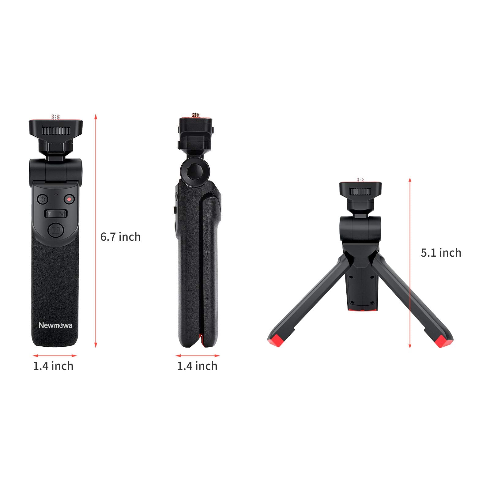 mowa Mini Shooting Grip Vlog Camera Grip For Sony Vlogger Grip For Sony Zv1 Rx100 Vii Rx100M2 Rx100M3 Rx100M4 Rx100M5 Rx100M7 A6000 A6100 A6300 A6400 A6500 A6600(Not For Zv-1F)