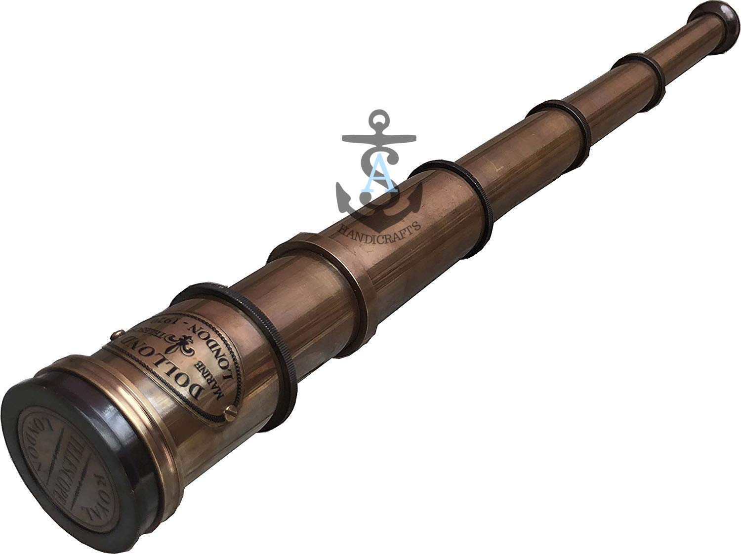 A S Handicrafts S Handicrafts Brass Antique Nautical Spyglass Pirate Vintage Maritime Handheld 16' Royal Navy Telescope Replica, Antique  Ideas