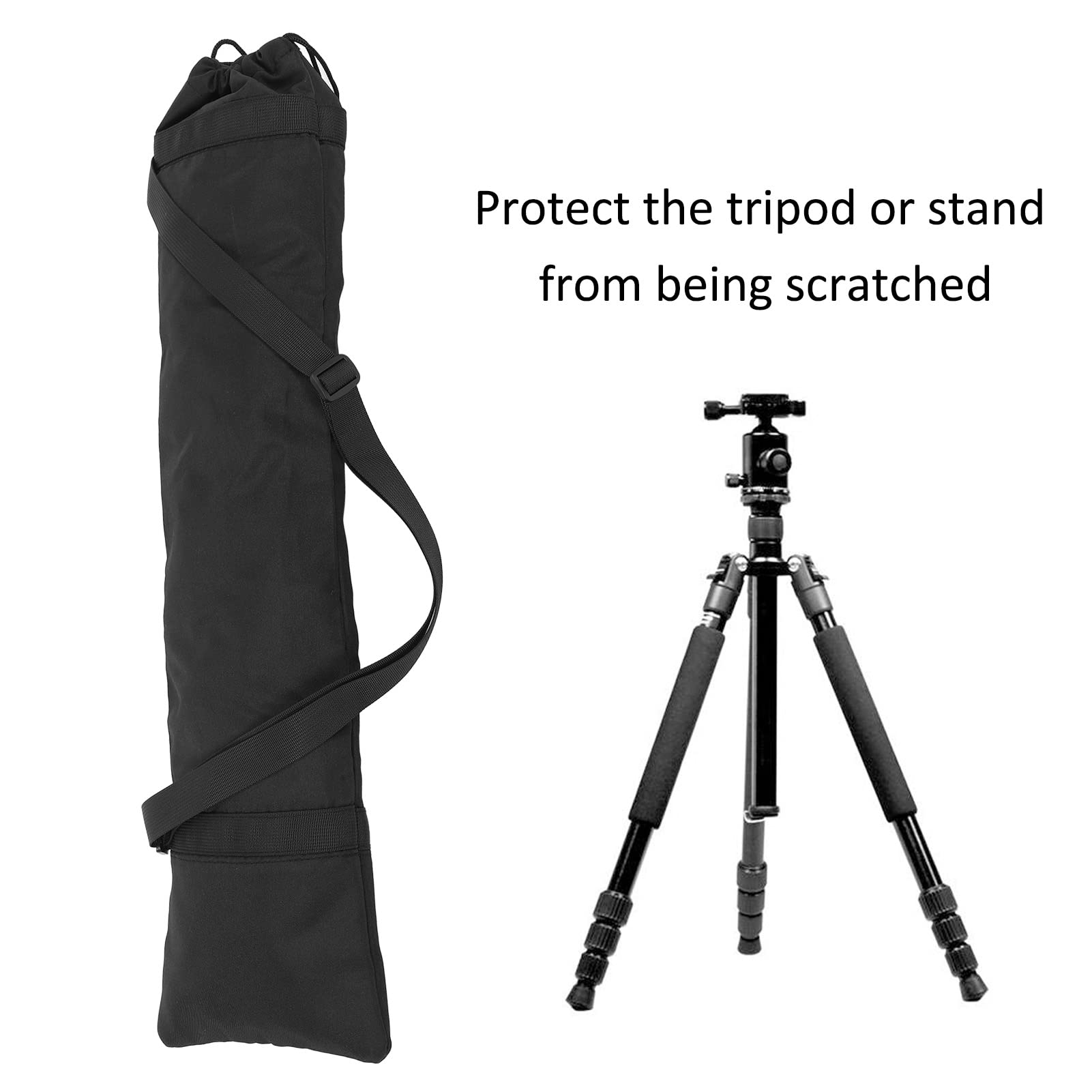 Shanrya Light Stand Tripod Monopod Camera Case, Light Stand Tripod Carrying Bag Nylon Portable For Studio For Photographic Equipment(Medium)