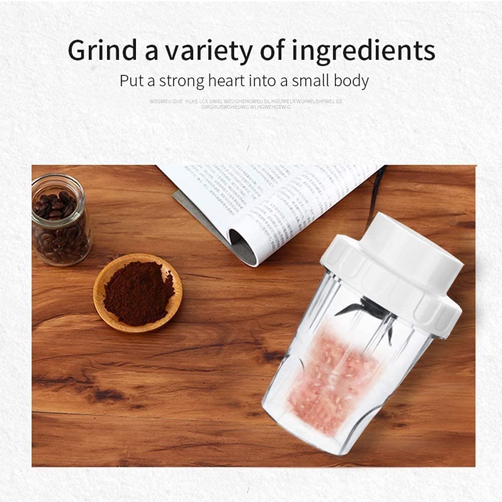 Kaabeto Hand Blender, 150 Watt 5-In-1 Immersion Multi-Purpose Stick Blender With Egg Whisk, With 500Ml Food Grinder, Bpa-, 600Ml Container,Smoothies, Sauces And Soups (White)