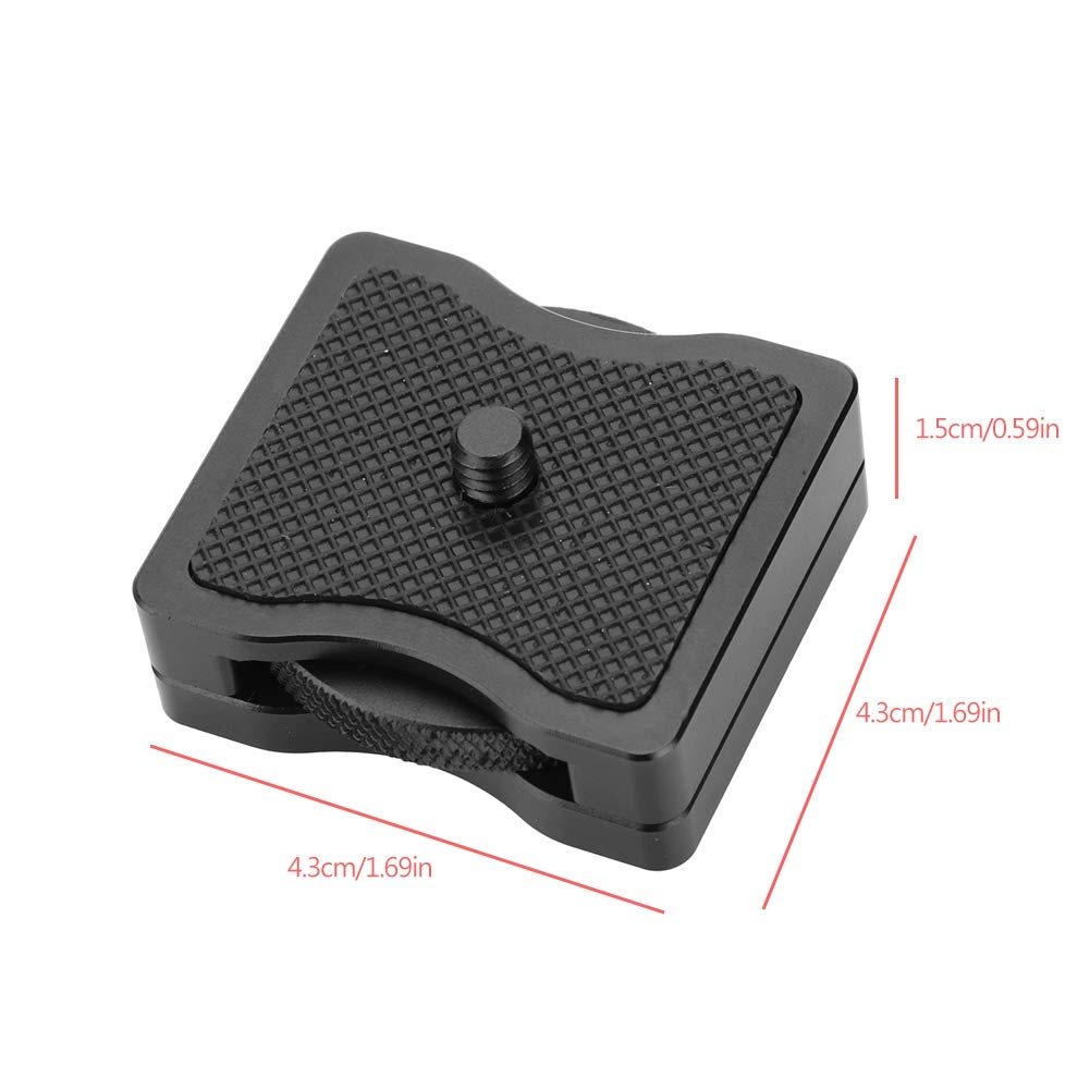Archuu Camera Quick Release Plate Height Riser Adaptor Block,Aluminium Alloy 1/4 Mount Dslr Stabilizers Extension Shooting Board Increased Pad,For Zhiyun Crane, Ronin-S