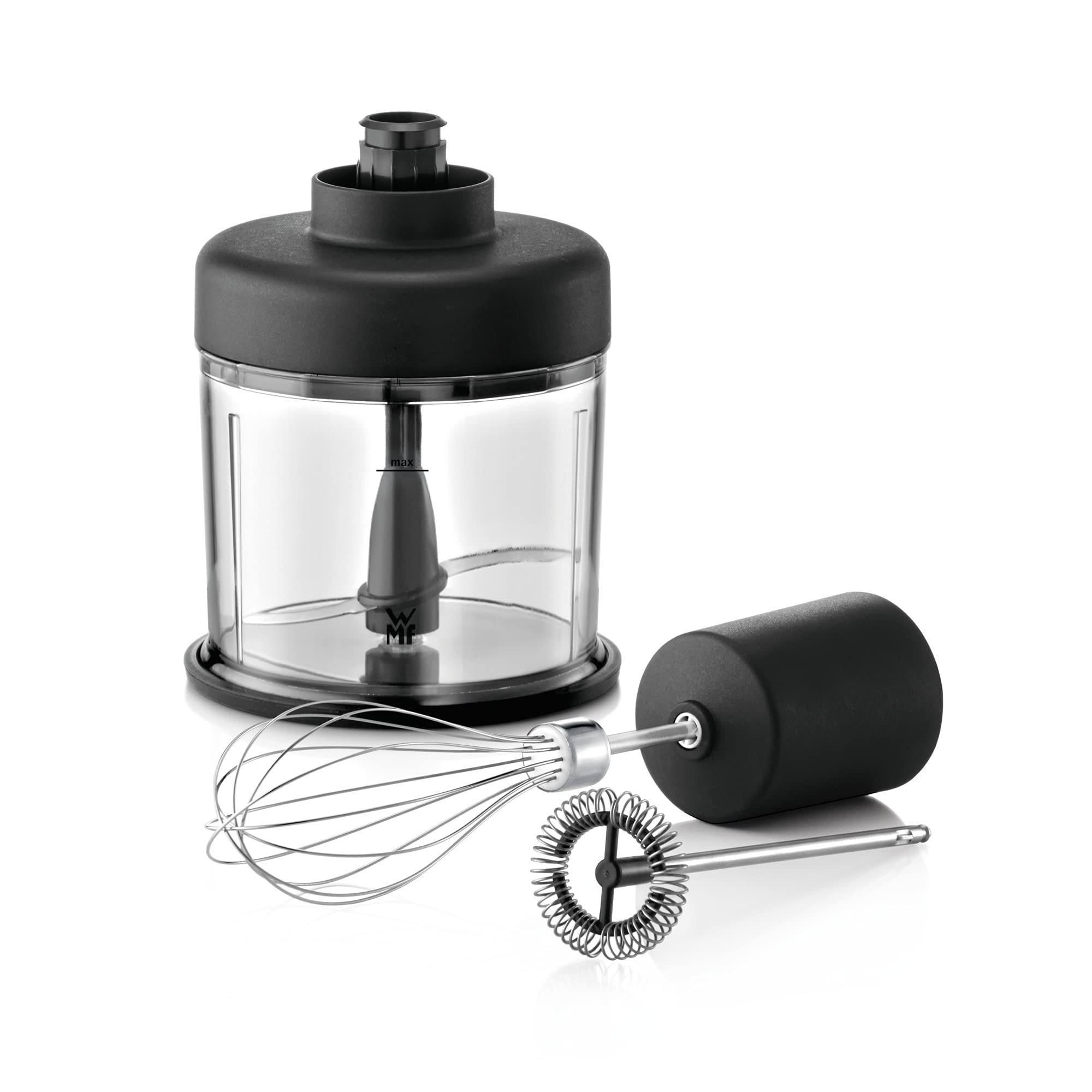 Wmf Lineo 4-In-1 Mixer, Hand Blender, Chopper, Milk Frother, Whisk, Cromargan Stainless Steel, 0416350011