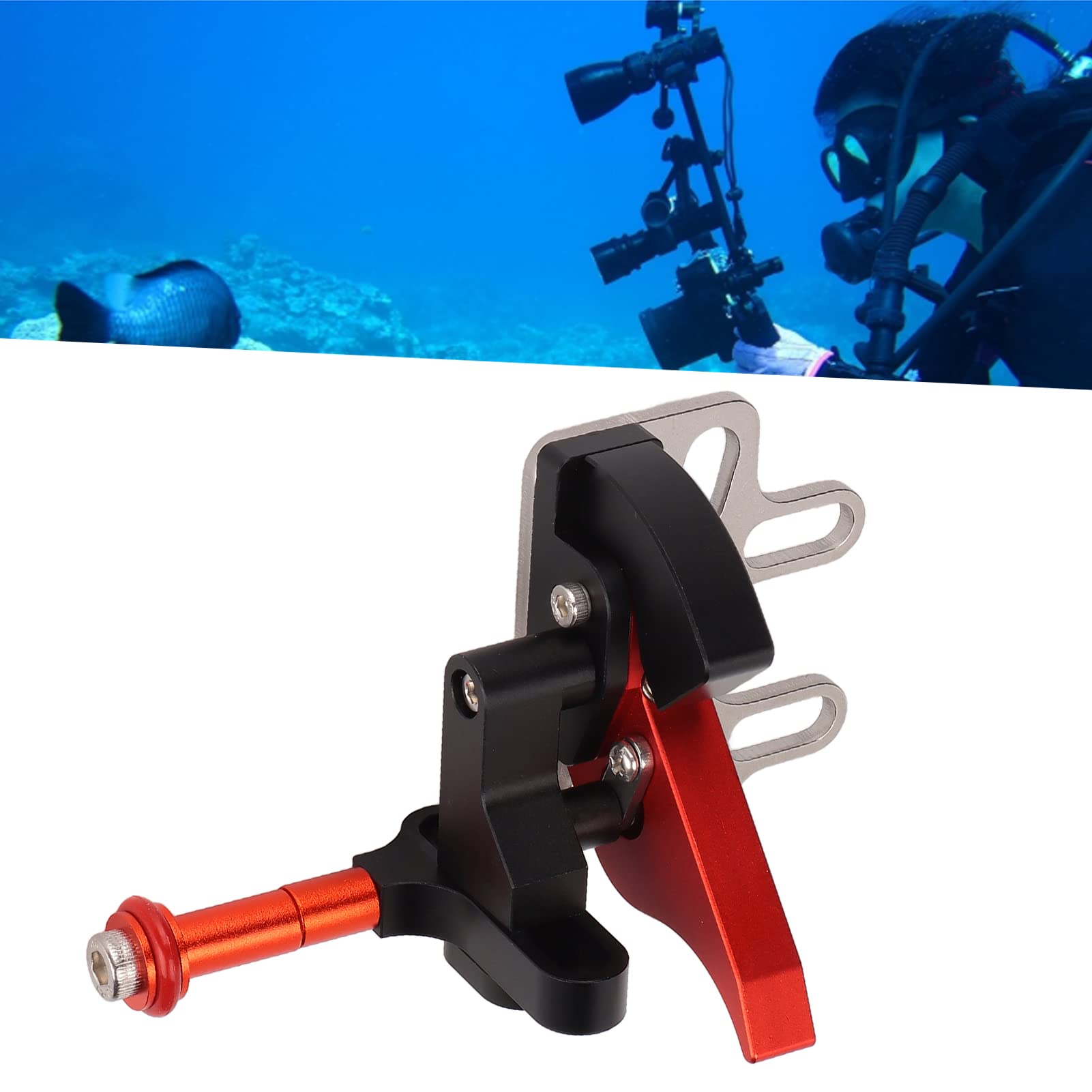 Cuifati Camera Diving Tray Stabilizer, Underwater Shutter Extension Lever Portable Diving Tray Stabilizer For Camera