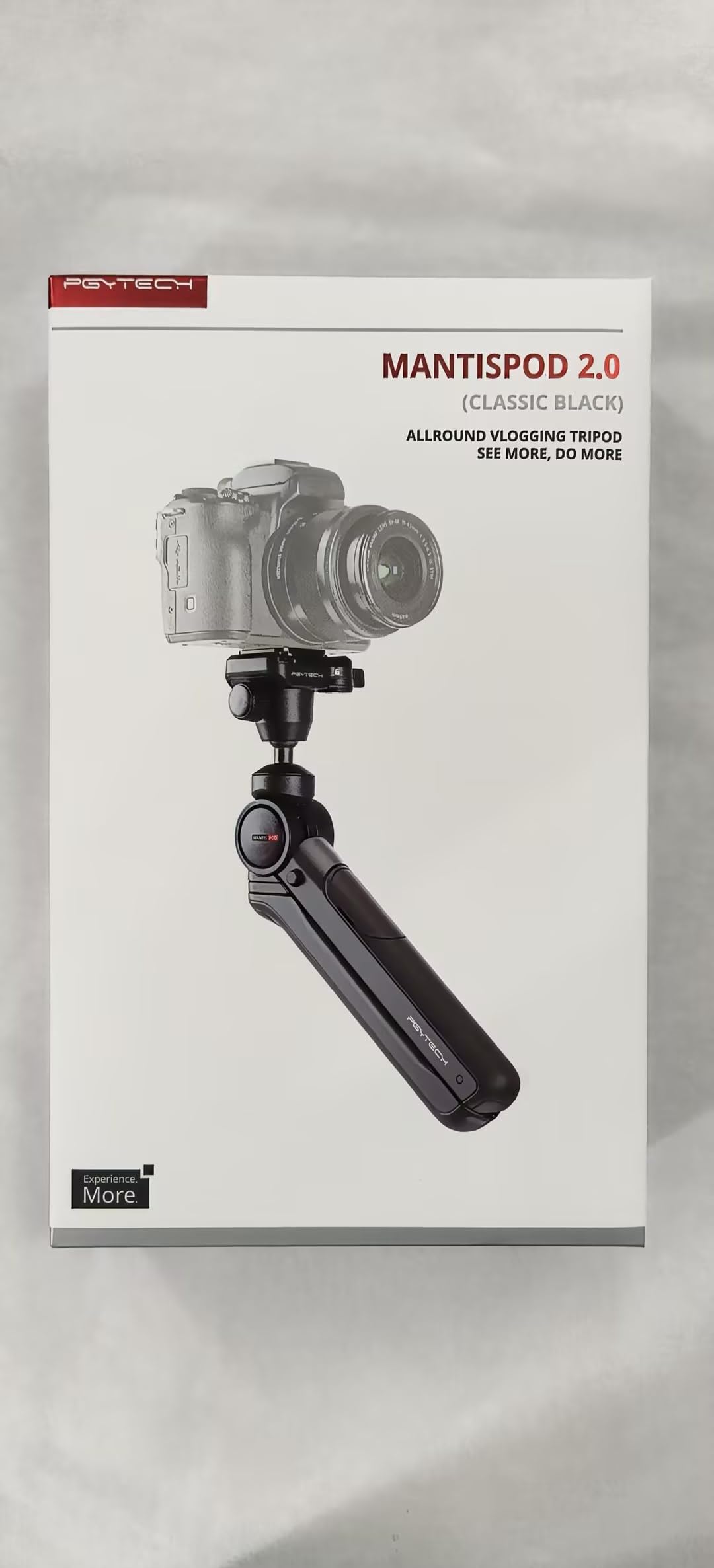 Pgytech Mantispod 2.0 Mini Tripod For Camera Vlogging, Small Travel Stand For Sony/Canon/Nikon/Fujifilm Slr Dslr, Pocket Video Vlog Desktop Shooting Selfie Mount