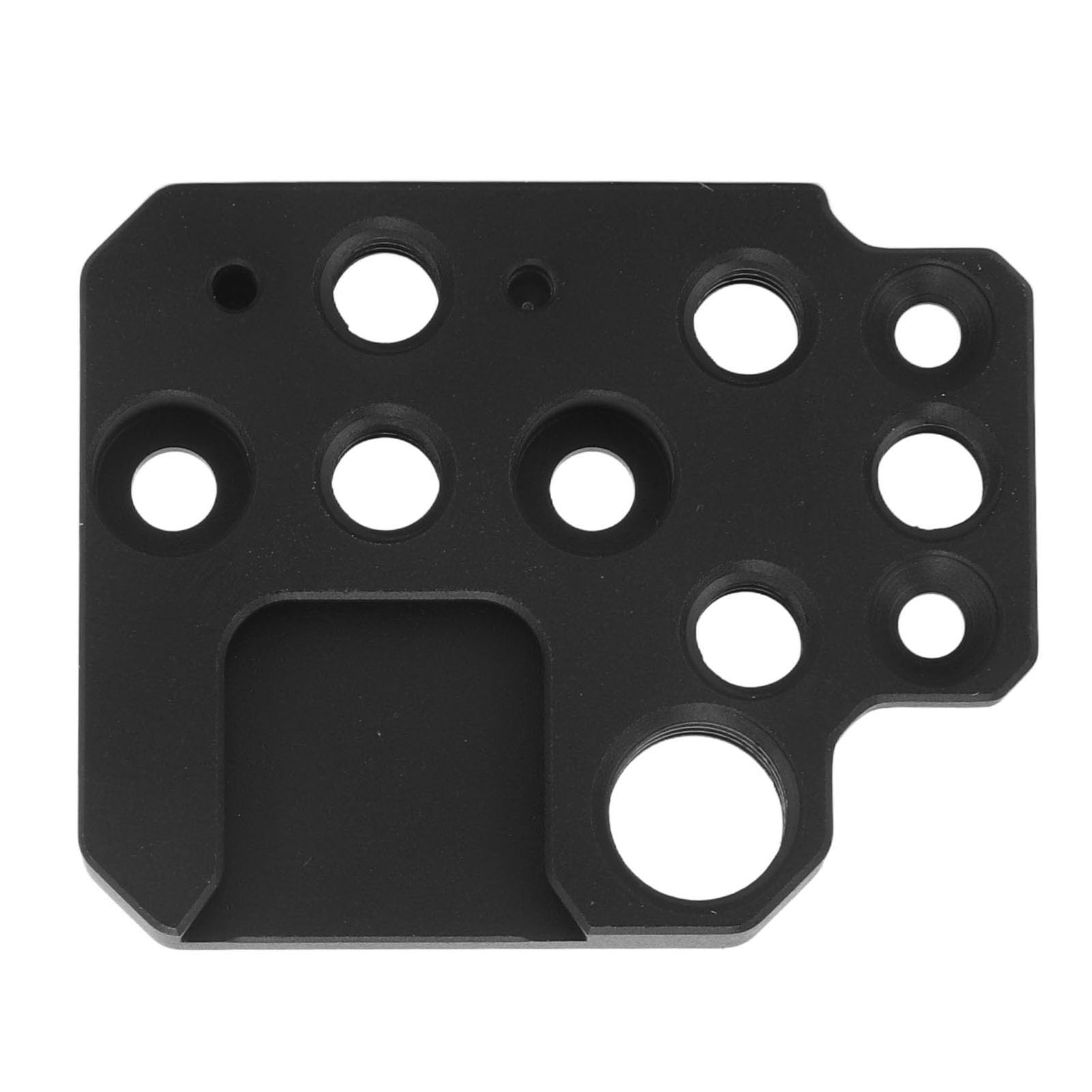 Dpofirs Quick Release Plate, Aluminum Alloy Camera Stabilizer, Expansion Mounting Base With 1/4 3/8 Inch Holes Cold Shoe Interface,Quick Release Plate For Ronin S Sc Rs2 Rs3