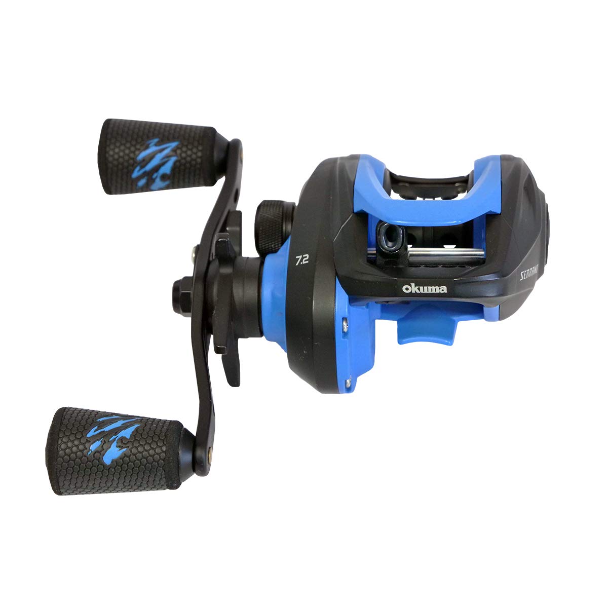 Okuma Serrano Low Profile High Speed Lightweight Graphite Frame Baitcast Reel