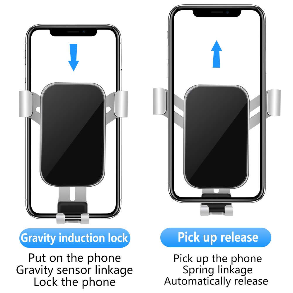 Musttrue Lunqin Car Phone Holder For Mazda Cx-5 Cx5 2016 Touring & Grand Touring Auto Interior Accessories Best Cell Phones Mount Cellphone Mobile Cradle Charging Navigation Bracket Air Vent Stand Accessory