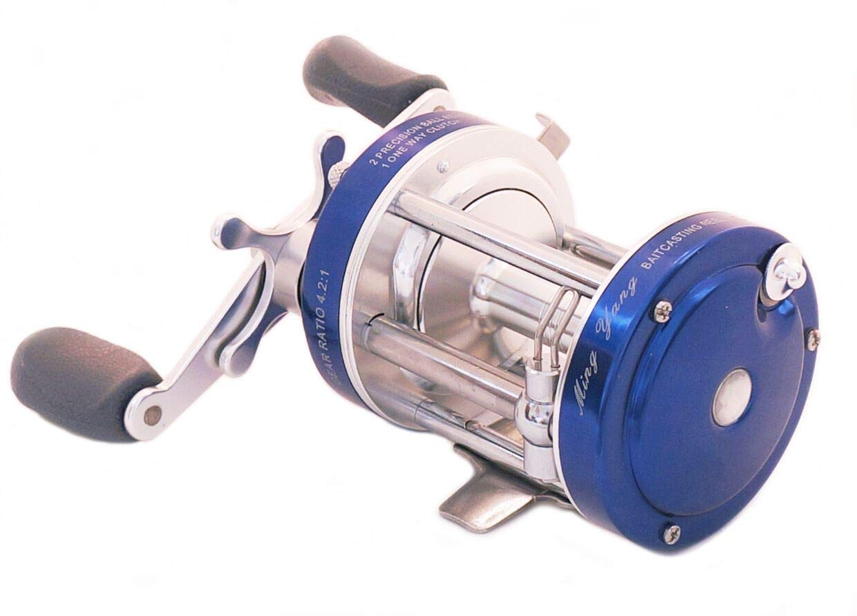 Mingyang Blue Cl60 Baitcasting Fishing Reels Fishing Tackle 2+1 Bb Right Handed Gear Ratio 4.2:1