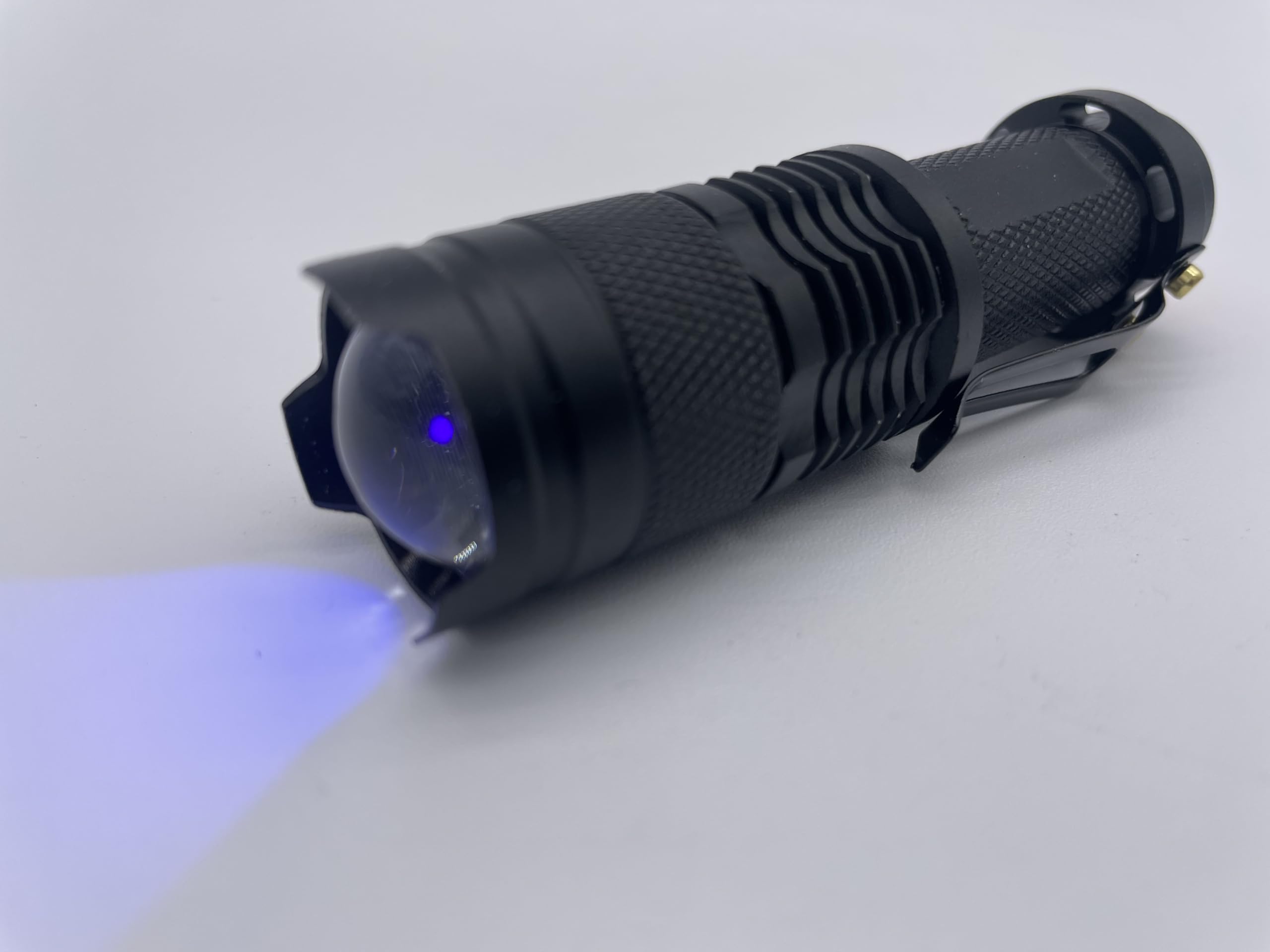 Jaspertronics Sk68 Blacklight Flashlight - 395Nm Uv Led, Zoomable, Portable Stain Detector For Pet Urine, Counterfeit, Industrial Inspections