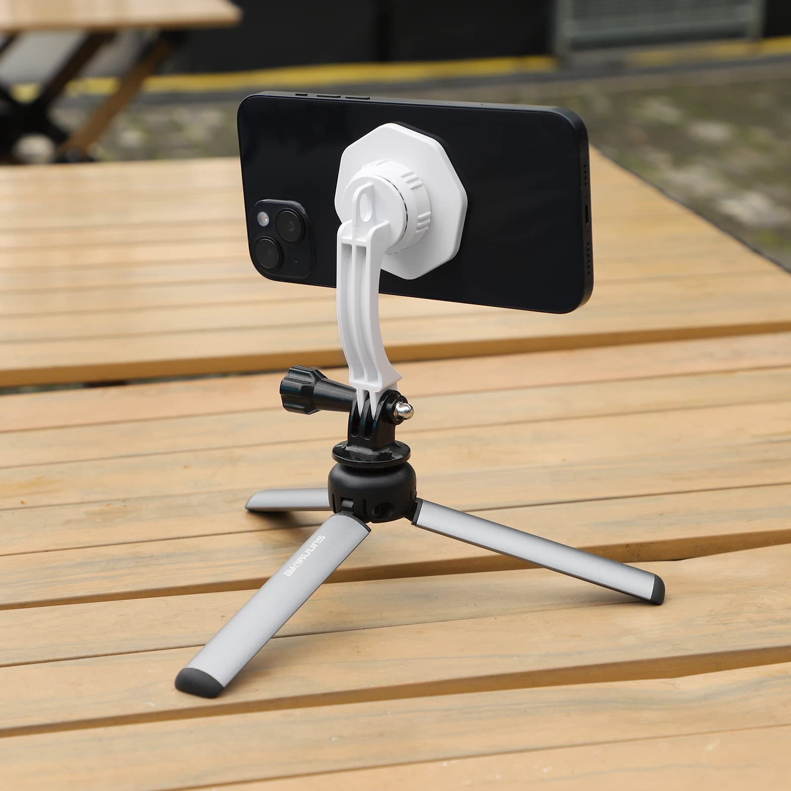 Mookeenone Magnetic Phone - Gimbal Stabilizer Connector Adapter Video Shooting Vlog Tripod Rod Adapter For Dji Om 4/4 Se/5, For Osmo Mobile Se/6