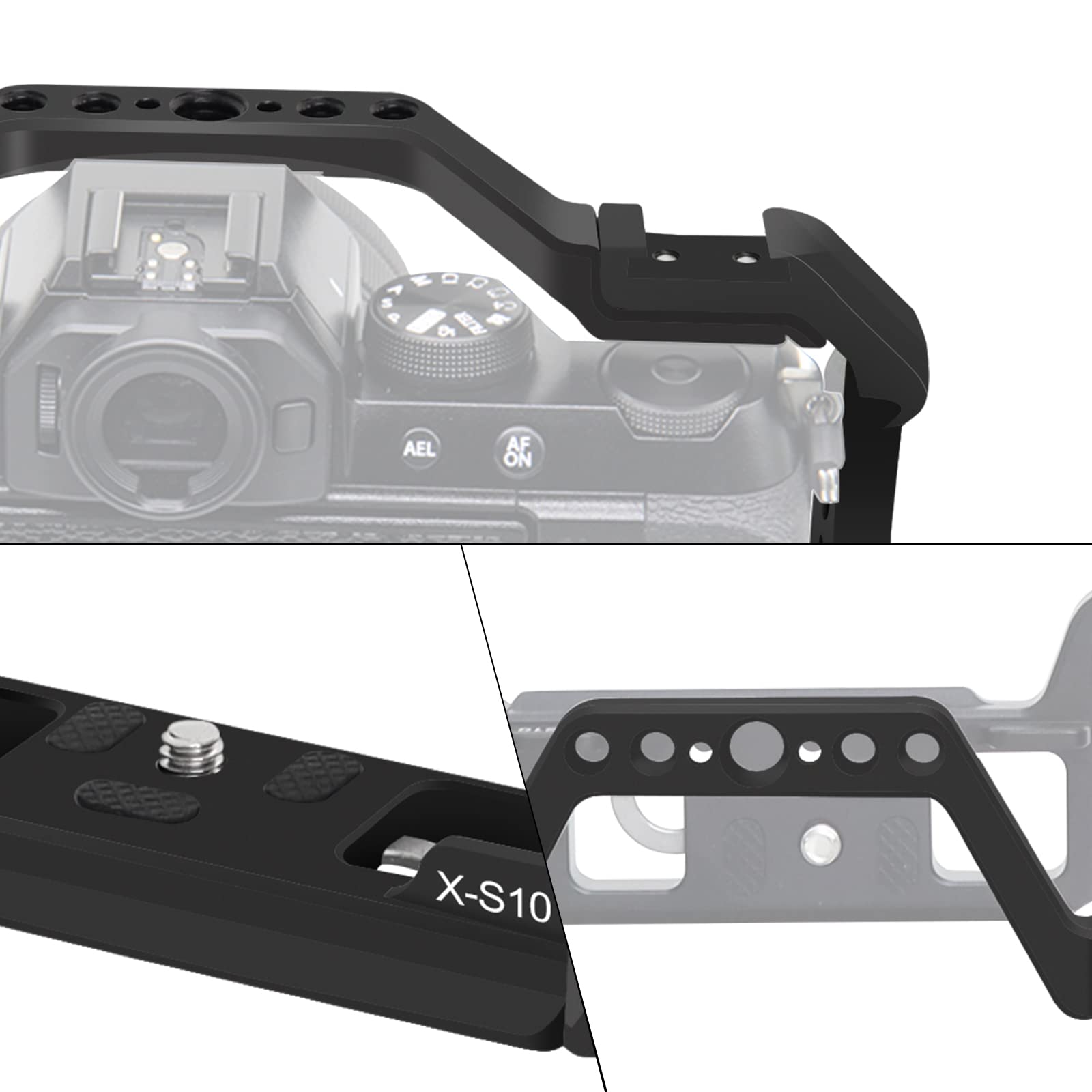 Sunlytour Fuji Xs10 Camera Cage - Xs10 X-S10 Camera Cage Case