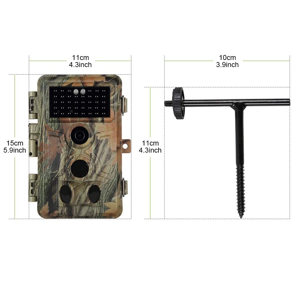 Folgtek 2Pcs Trail Camera Mount Tree Holder Deer Hunting Camera Tree Holder, Trap Camera Tree Mounting Quick Stand, Adjustable Alloy Steel Trail Hunting Accessories Size 10X11 Cm
