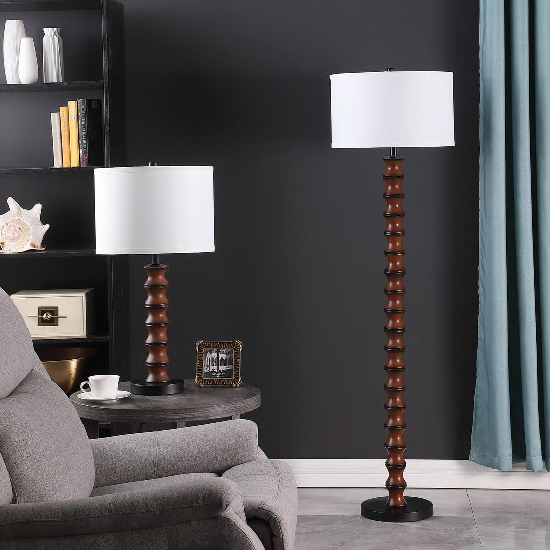 Nicbex Holly-Tl-00120-Dx Table Lamp, 27.5Inch, Cherry