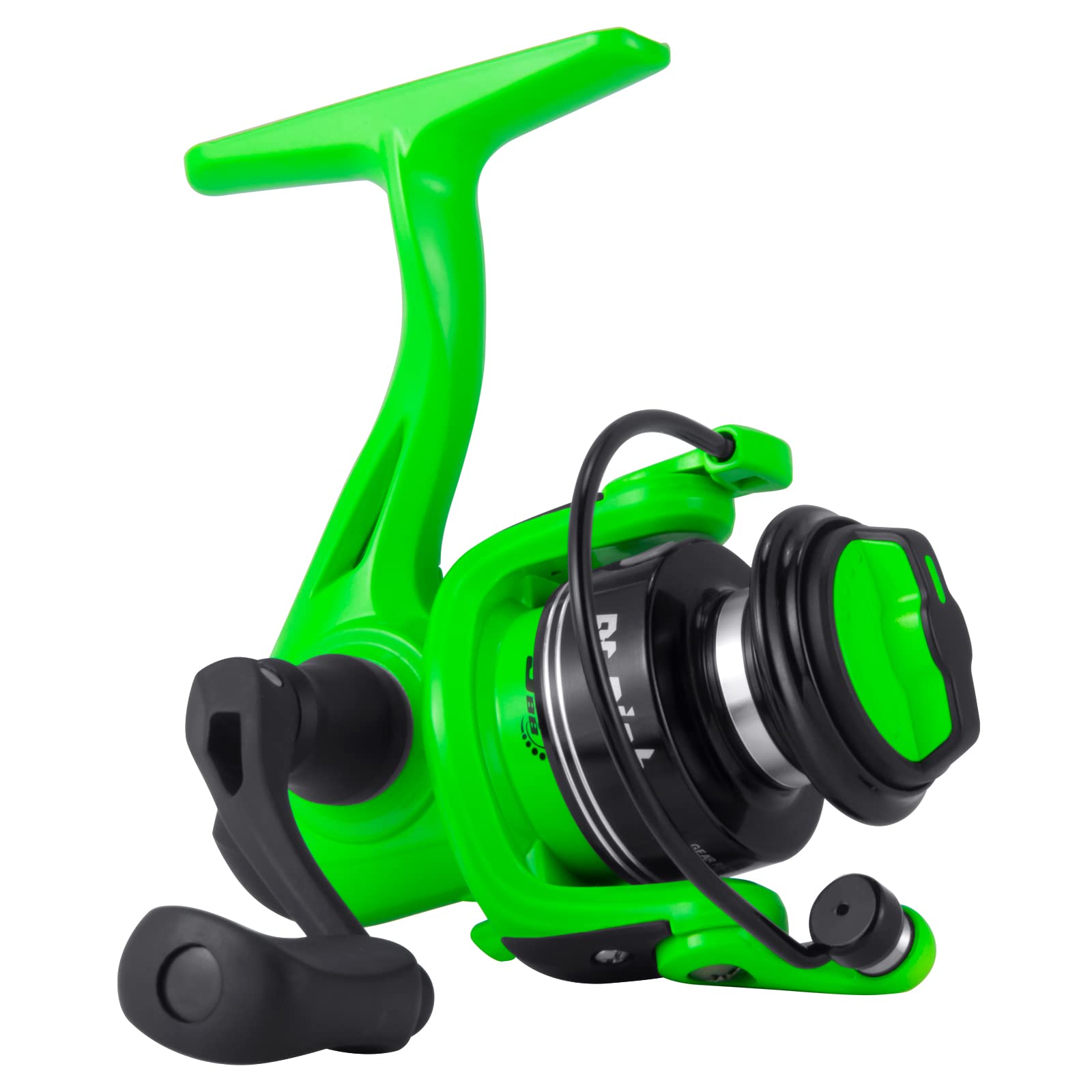Dr.Fish Elf Ice Fishing Reel Crappie Fishing Reel Spinning Reel Size 800 Ultralight 5Oz Powerful 12Lb Max Drag 5+1 Stainless Steel Bearings Trout Pike Crappie Winter/Freshwater Fishing