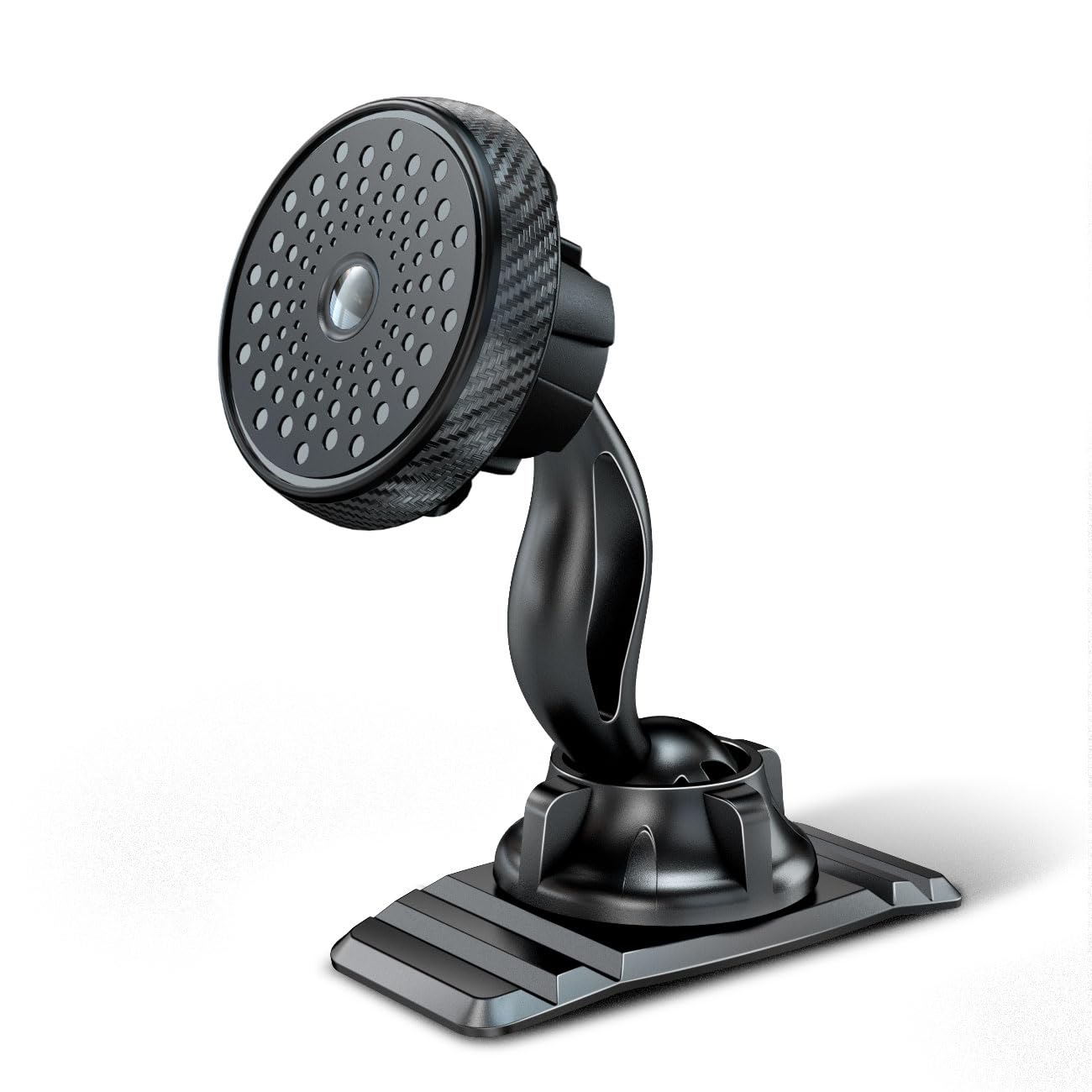 Esamcore Phone Holder For Car - Magnetic Car Phone Mount For Vehicle Dashboard, [Double 360 Adjustable Stand] Cell Phone Automobile Cradles With Strong Magnets For Iphone