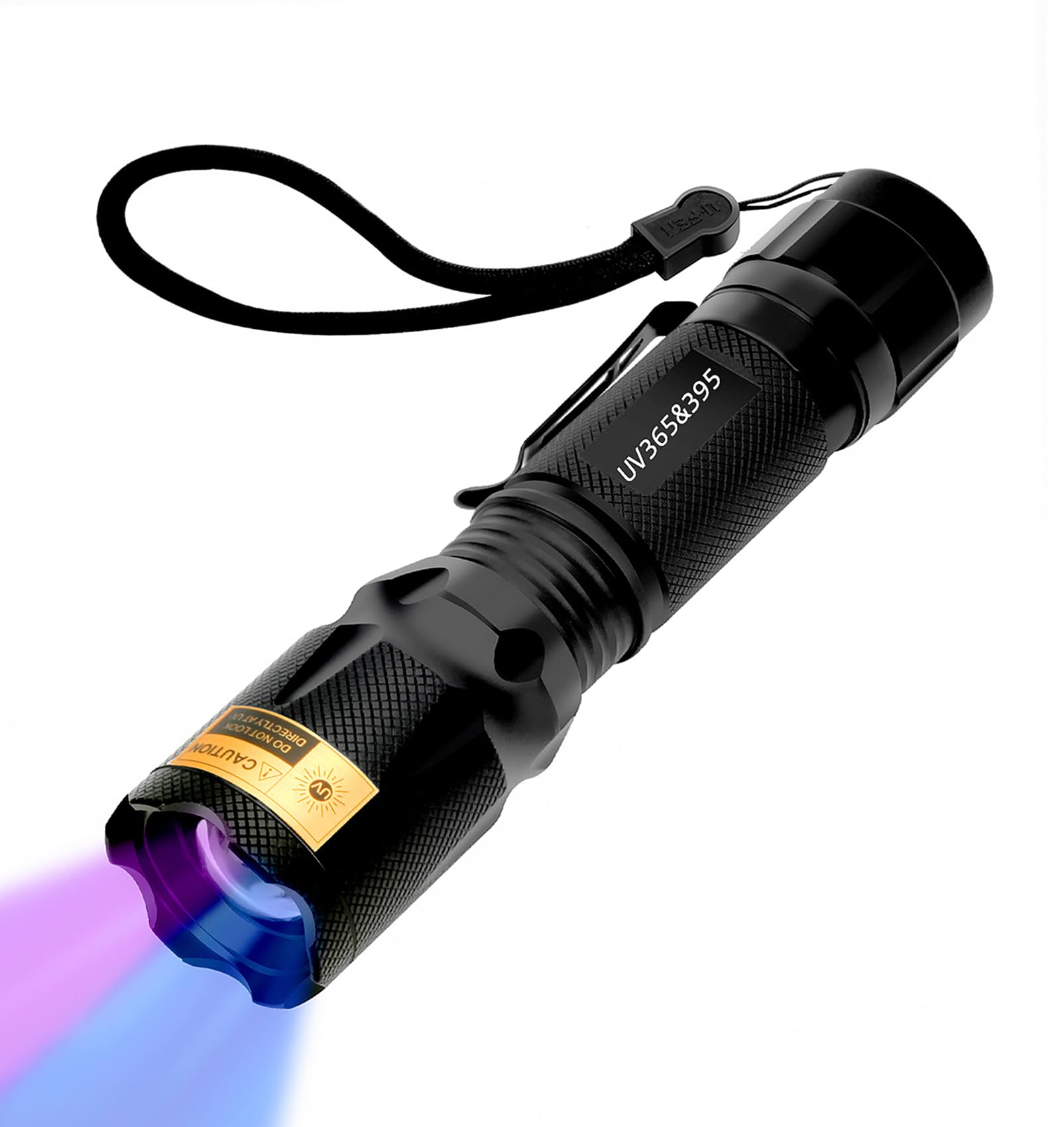 Hsxmn Uv Flashlight Black Light- 365Nm 395Nm Ultraviolet Flashlights, Handheld Blacklight Torch Woods Lamp For Pet Urine Stains Detection, Rocks & Minerals, Glue Curing, Scorpions Finder And Uranium Glass
