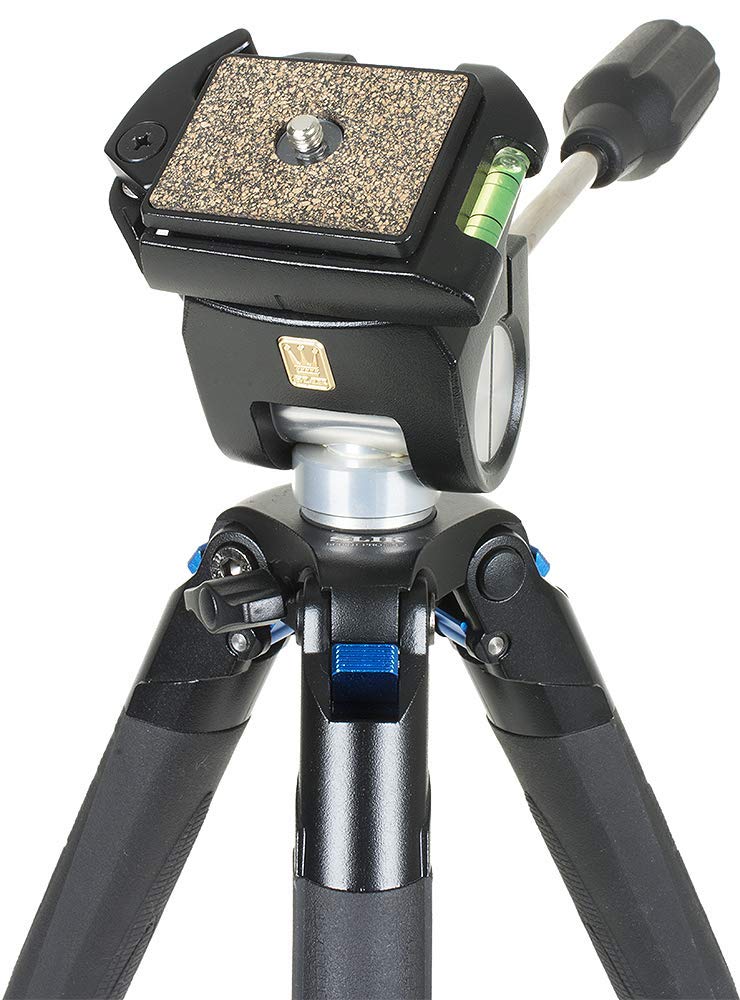 Slik Sprint Pro Iii Travel Tripod Ez W/Sh-707E 2-Way Head For Mirrorless/Dslr Sony Nikon Canon Fuji Cameras And More - Black (611-853)