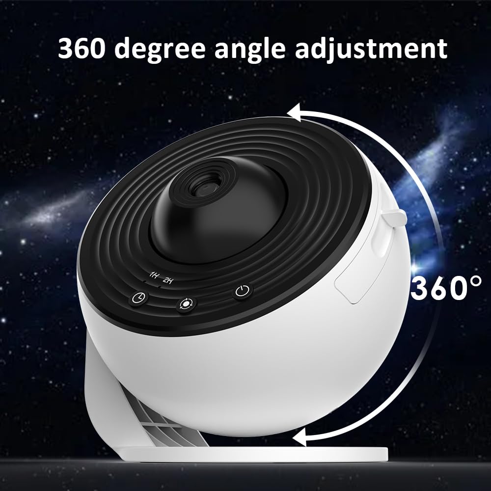Flevo Planetarium Star Projector,Galaxy Projector,Realistic Starry Sky Night Light,4K Replaceable Hd 13 Film Discs,For Kids Bedroom Ceiling Home Living Room Decor Birthday