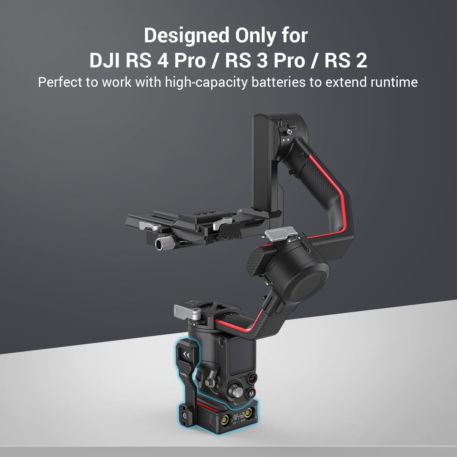 Smallrig Dual Handle Handgrip For Dji Rs 4 /Rs 4 Pro/Rs 3 / Rs 3 Pro/Rs 2 / Rsc 2 Gimbal + Power Supply Base Plate For Dji Rs 2 / Rs 3 Pro/Rs 4 Pro Gimbal