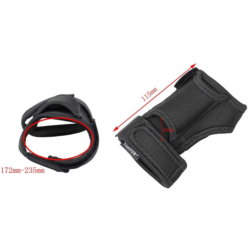 Dongker Us Dongker Utility Wrist Flashlight Holster,Compact Diving Torch Arm Mount Holder Adjustable For 25-30Mm Flashlight Hunting Underwater