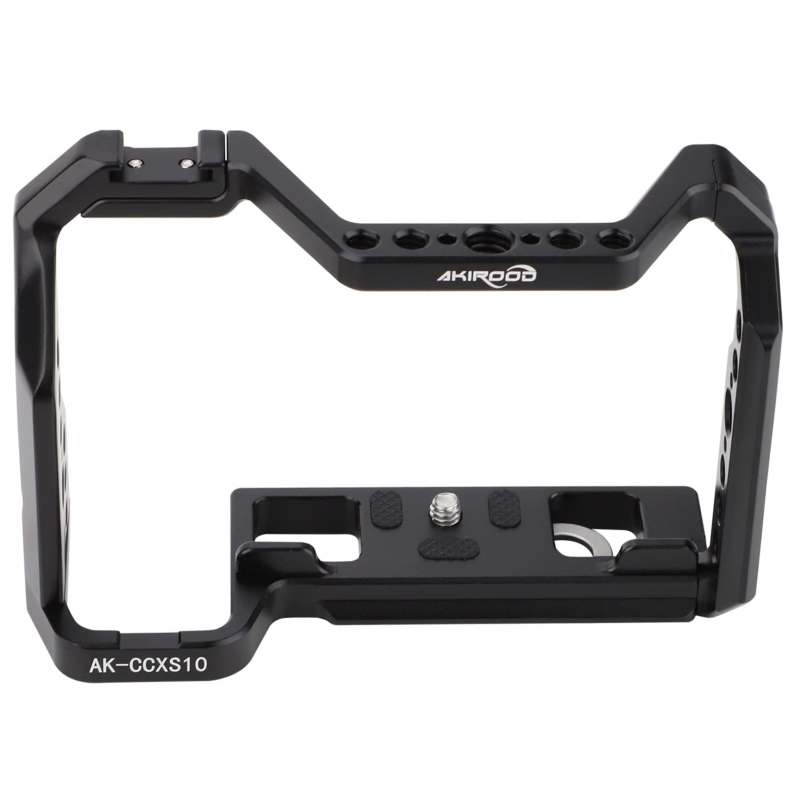 Akirood Camera Full Cage For Fujifilm X-S10 Camera Rig Stabilizer With Cold Shoe