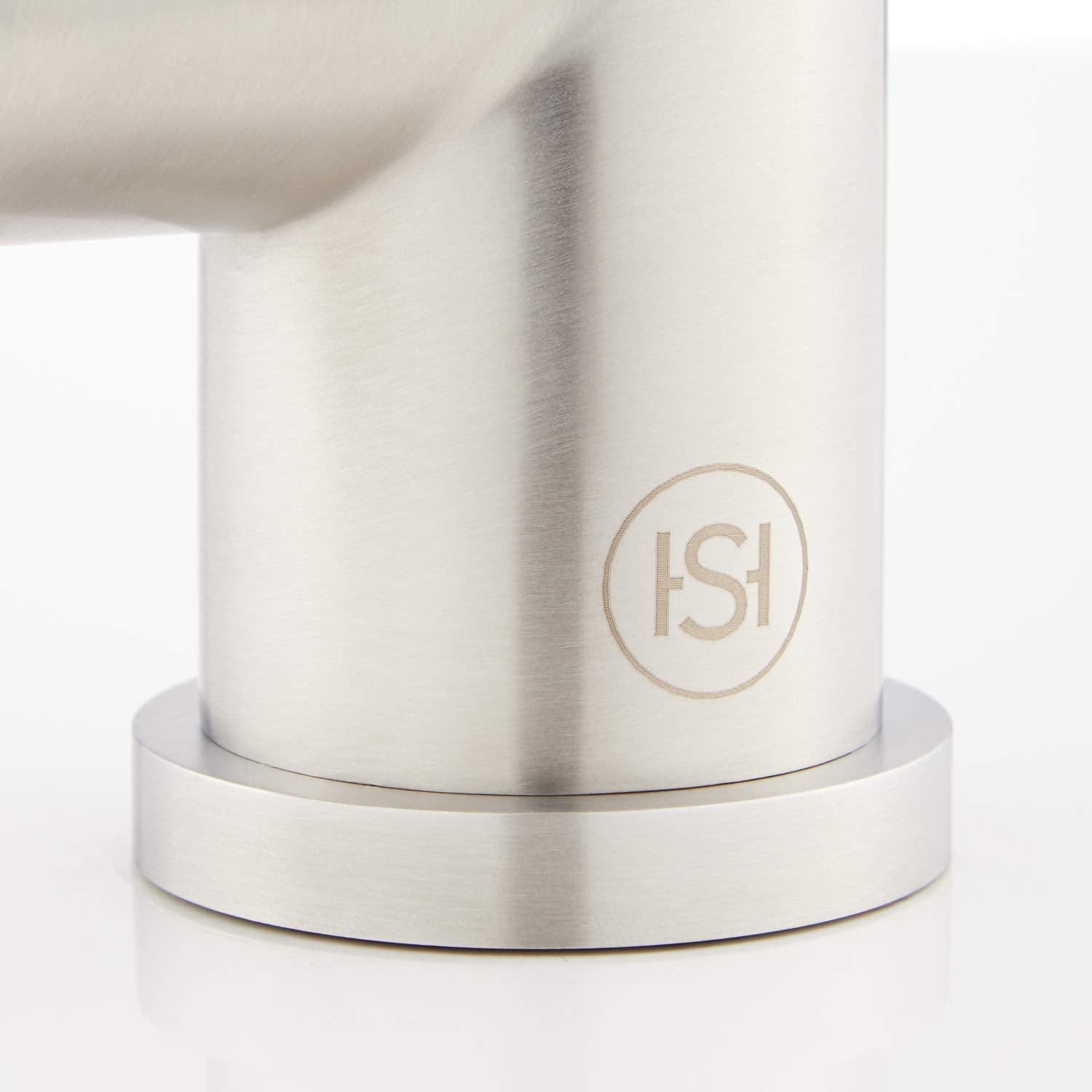Signature Hardware 433108 Bullens Single Hole Kitchen Faucet - Satin Steel