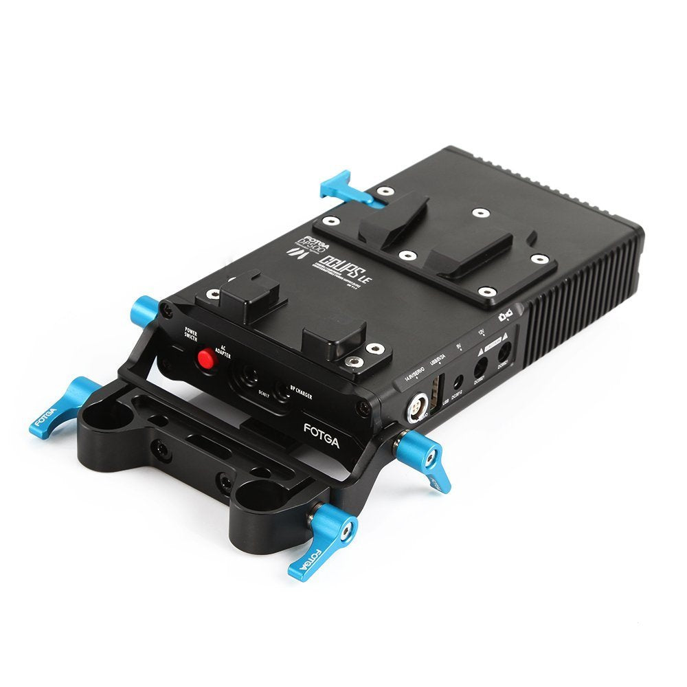 Fotga Dp500 15Mm Rail Power Supply V Mount Battery Plate & Charger For Dslr Mirrorless Camera Monitor Video Transmitter A7/A7R/A7S A9 Gh6 S5Ii Canon R5C R50 R8 R10 Z8 Z9 Bmpcc 4K 6K Pro