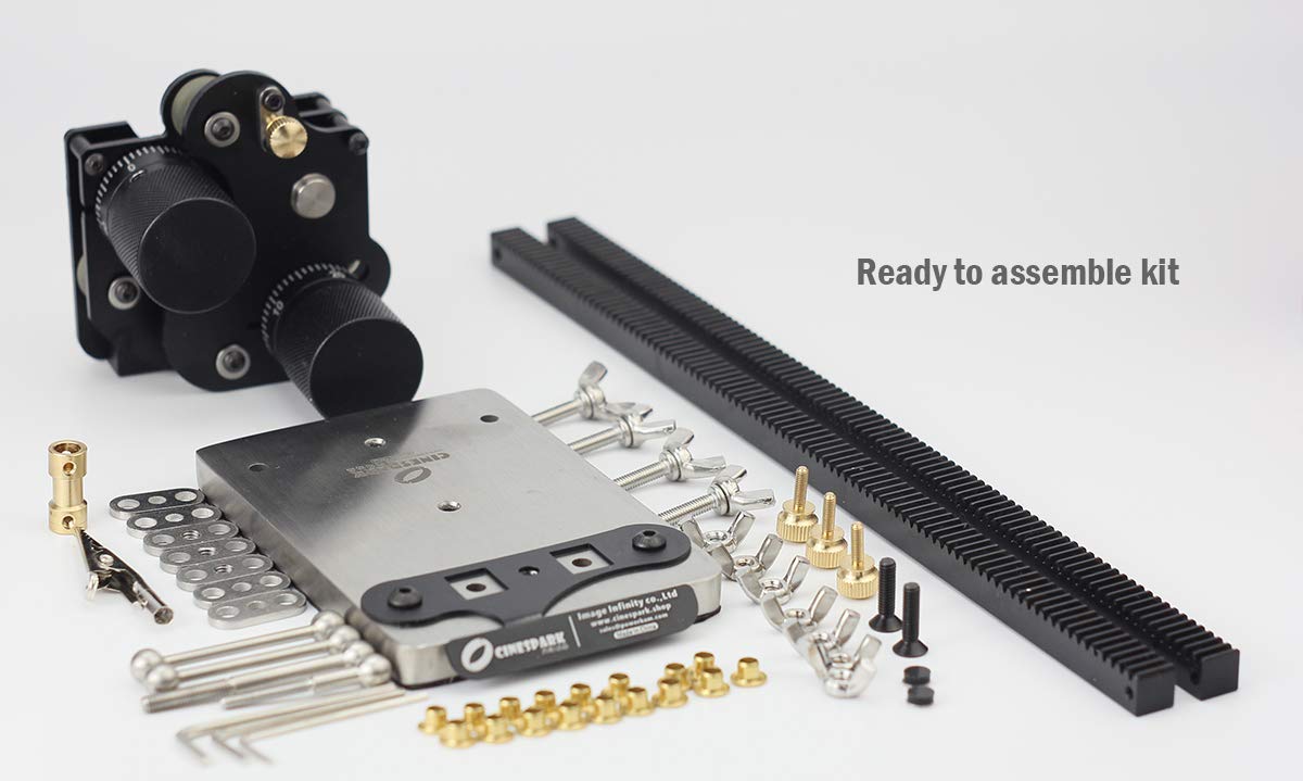 Cinespark Stop Motion Supplies Ptr-300 Stop Motion Winder Rig System, 300Cm Rail, Manual And Linear Movement, Smooth And Accurate,Strong Socket Joint, Max 500G Payload, For Stop Motion Animation
