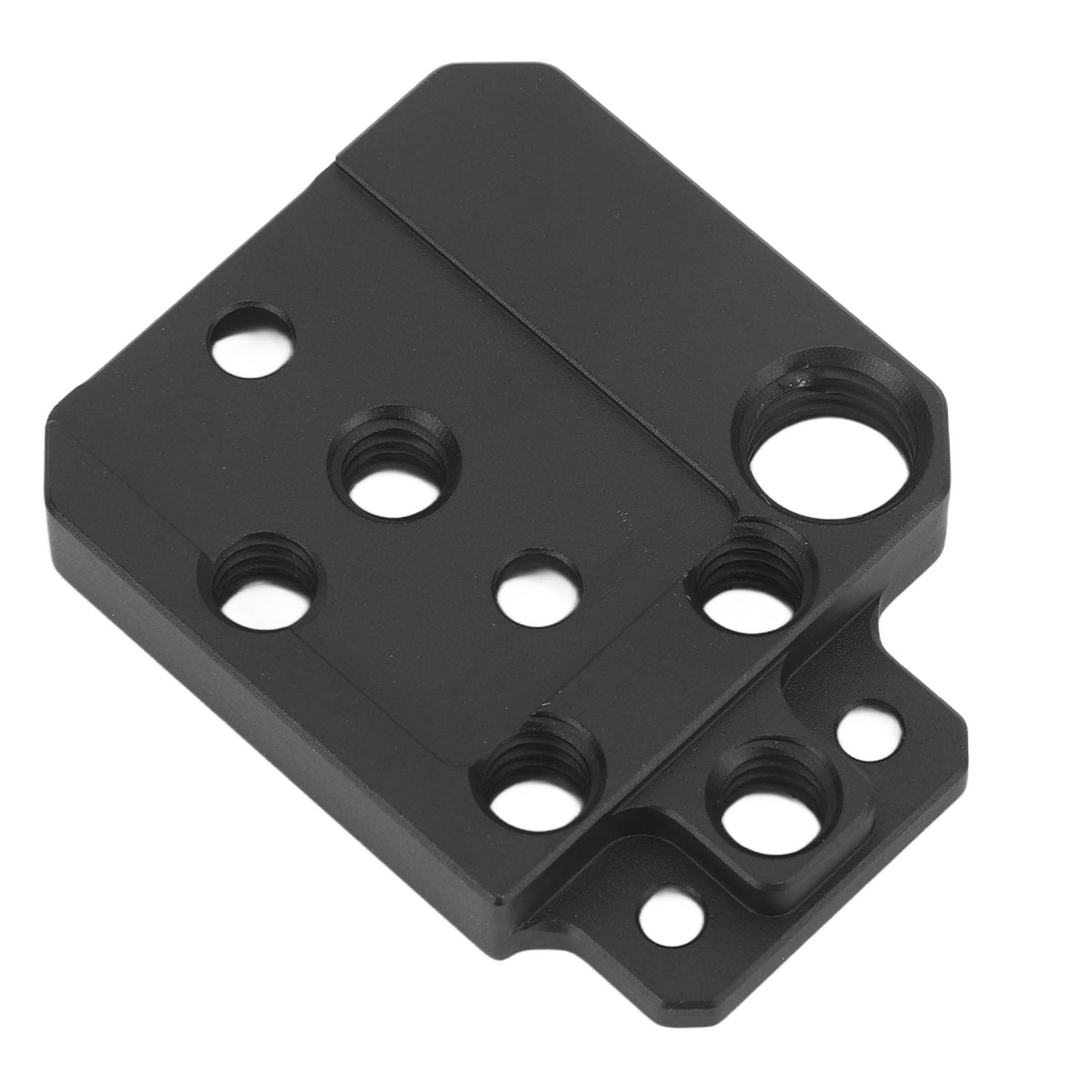 Agatige Aluminum Quick Release Plate, Camera Stabilizer Expansion Mounting Base With 1/4 3/8 Inch Holes Cold Shoe Interface For Ronin S Sc Rs2 Rs3