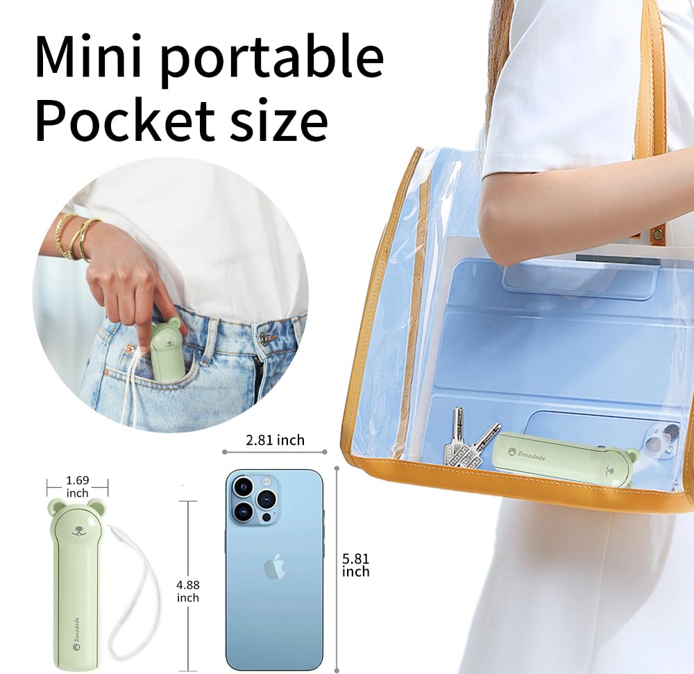 Portable 3-in-1 fan with power bank, flashlight, and USB charging for on-the-go use Koospark