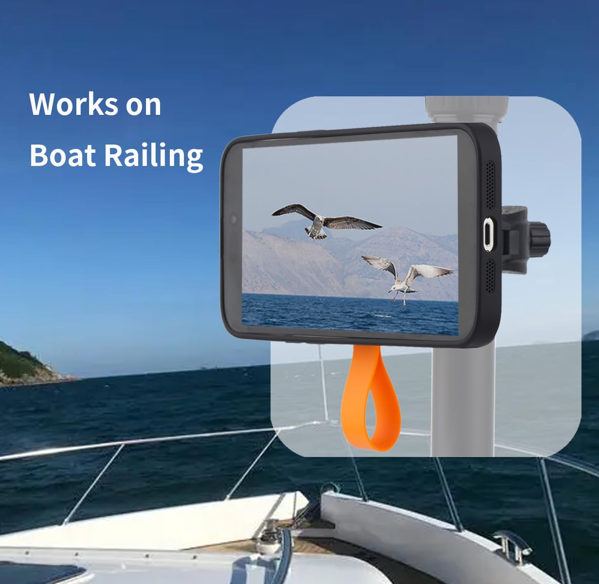 Rigdance Magnetic Phone Holder For Insta360, For Dji Osmo Pocket 2 3 Used On Selfie Sticks, Boat Phone Holder, Cell Phone Holder For Microphone Stand/Tripods, Fits For 17Mm-25Mm Tubes