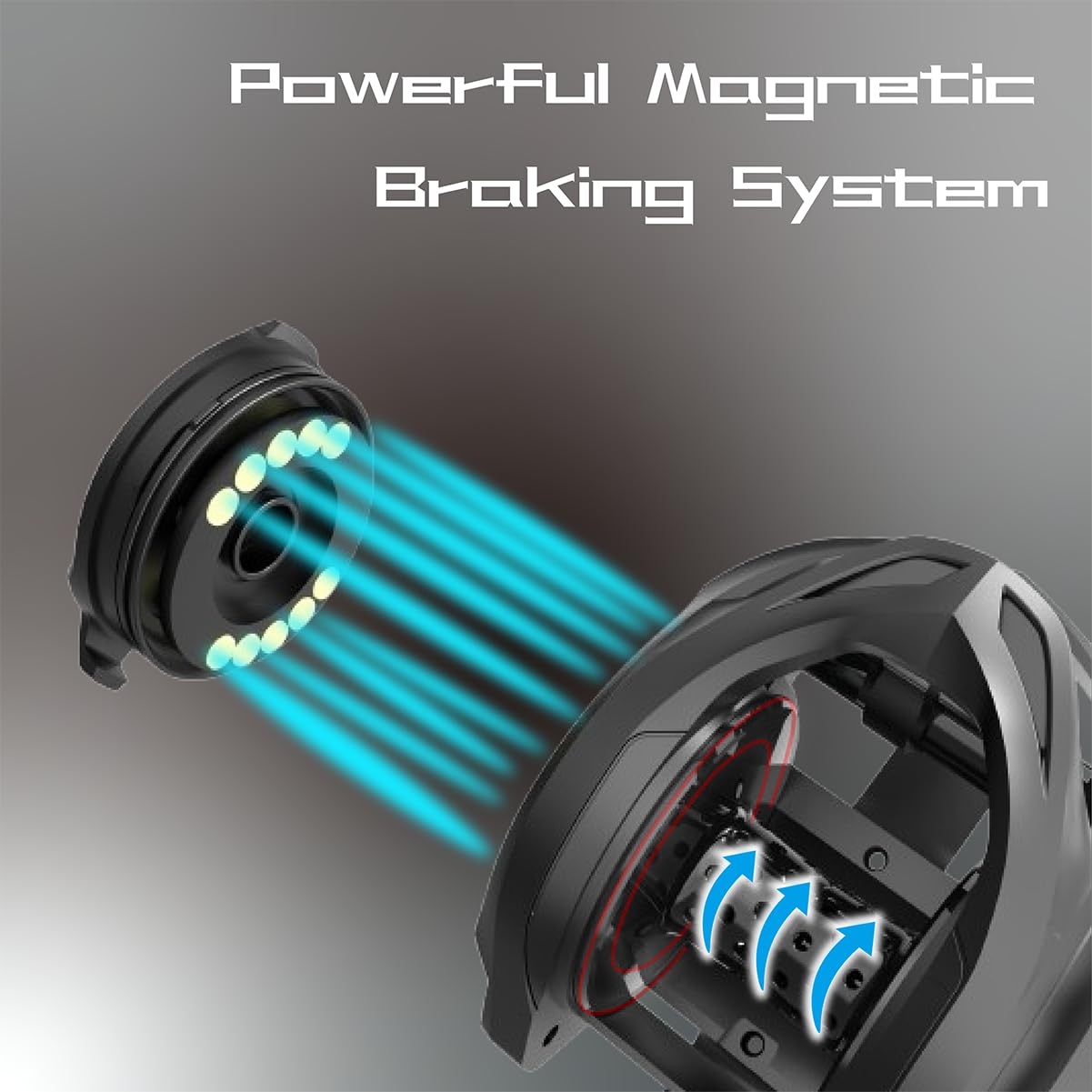 Fishdrops Baitcaster Reel 9+1 Ball Bearings Anti-Corrosion Baitcasting Fishing Reel Magnetic Brake System Bait Caster Reel High Speed Gear Ratio 6.3:1 Ultra Smooth Fishing Reel