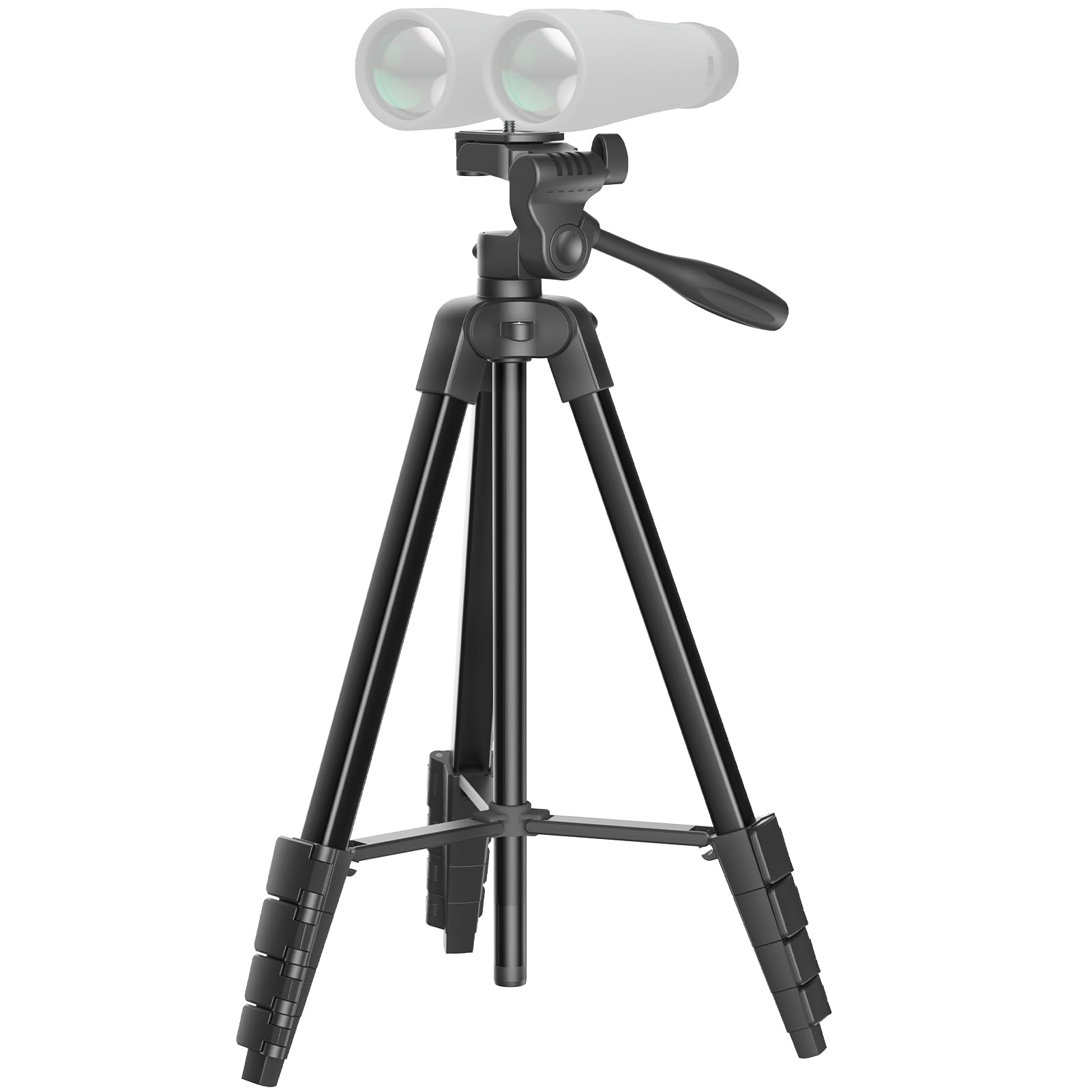 Three Triping 63”Tripod, Travel Portable Tripod For Binoculars, Spotting Scopes, Camcorders, Or Slr Cameras