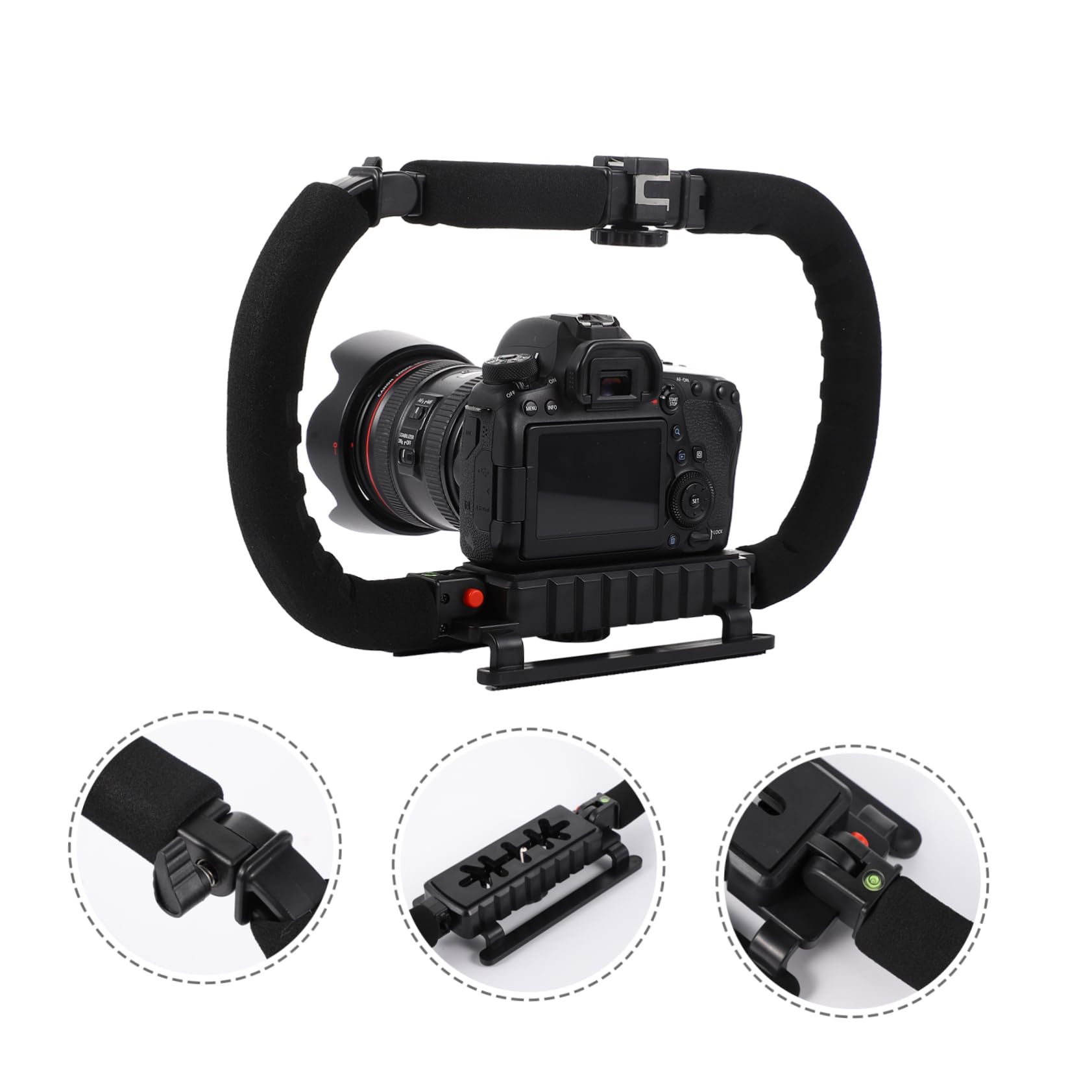 Homoyoyo Handheld Camera Holder Stabilizer For Camera Grip Fixator Support Bracket Comfortable And Sturdy