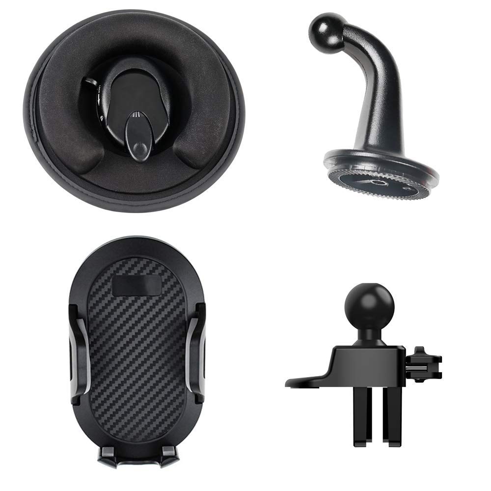 Dosili Cell Phone Vehicle Mount,Dashboard Beanbag Friction Mount,2 In 1 Dashboard Mount And Car Air Vent Holder,For Iphone Android And Other Smartphones