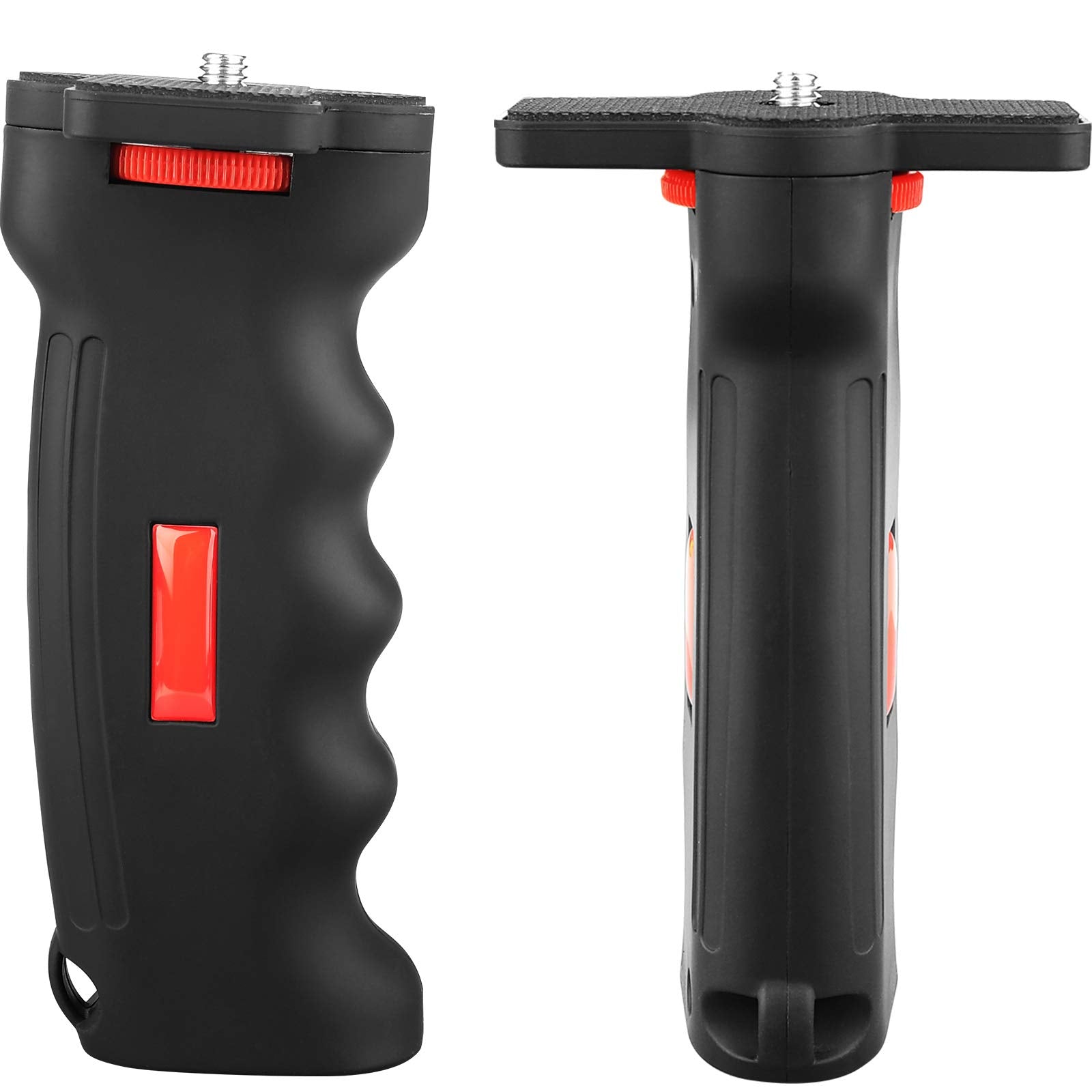 Chromlives Camera Handle Grip,1/4" Camera Handheld Stabilizer With Wrist Strap,Handle Grip Support Mount For Dslr Camera Camcorder Smartphone Action Camera Led Video Light