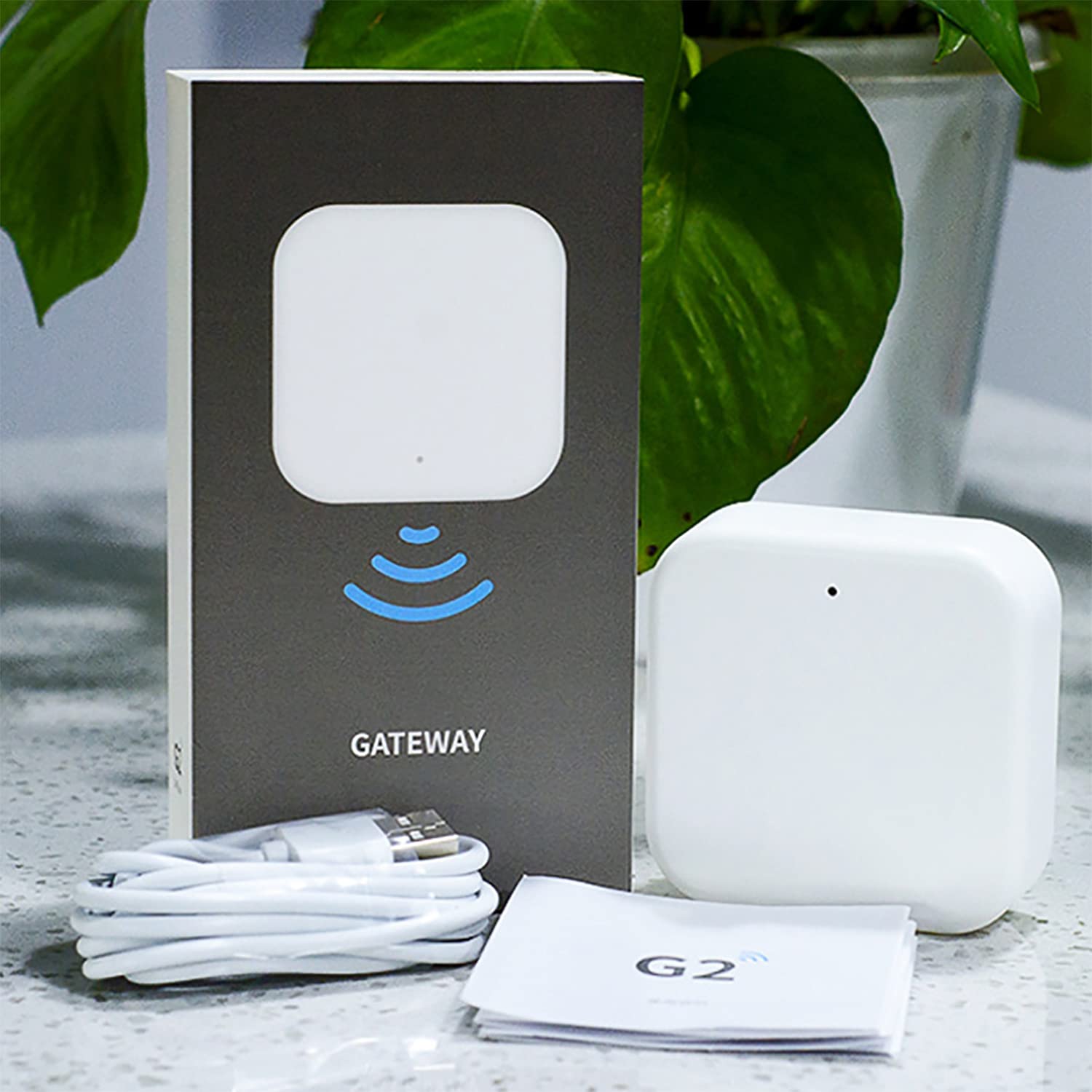 Harfo Wi-Fi Gateway/Wi-Fi Bridge For App Lock Series, Keyless Entry Electronic Door Lock Bluetooth Lock Wi-Fi Gateway/Wi-Fi Bridge, G2 Gateway, G2 Hub