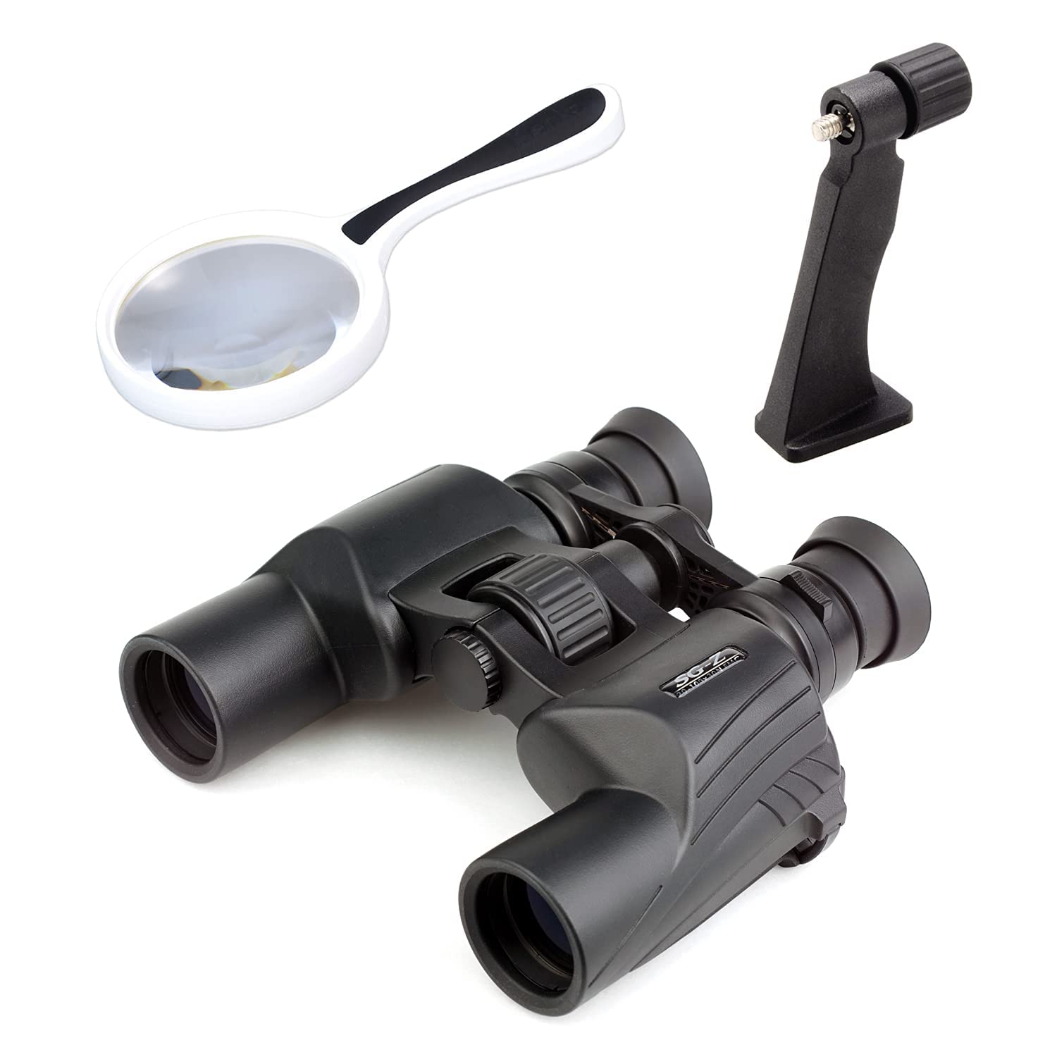 Kenko High Power Zoom Binocular, Sg-Z 20-100X30 N Fmc Smart Phone Holder Set, Magnificant 20X To 100X, Full Multi-Coating For Sports, Concerts, Hunting, Outdoor & Observation Of The Moon 239906, Black