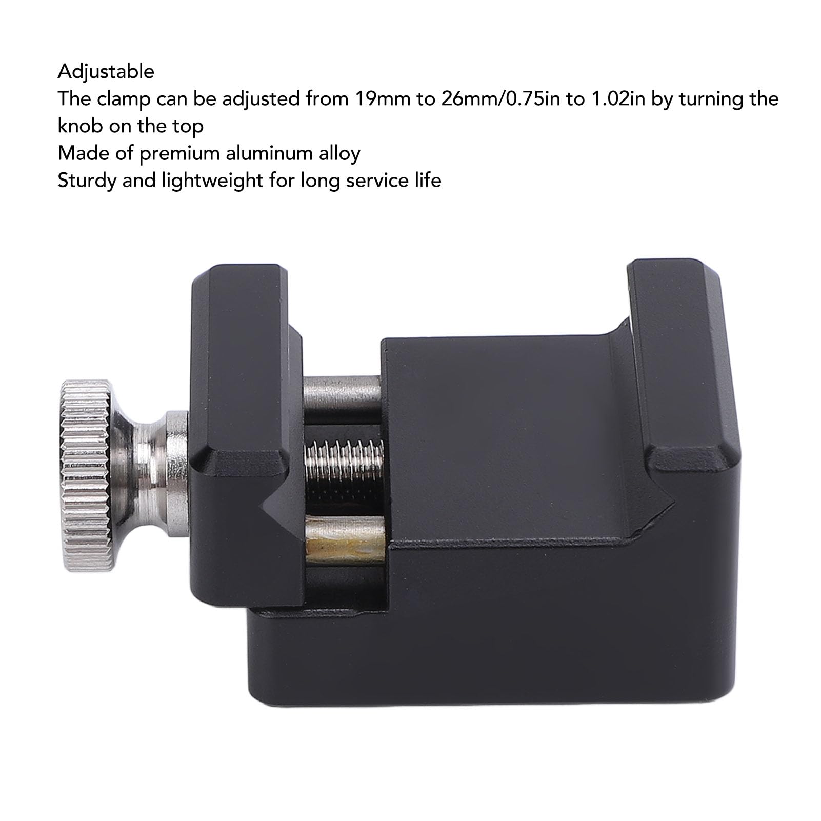 Jectse Adjustable Quick Release Slide Rail Clamp, Aluminum Alloy With Cold Shoe Mount For Ronin Rsc 2 Rs 3 Stabilizer, Suitable For Rs 3 Pro, Rs 4, And Rs 4 Pro, Premium