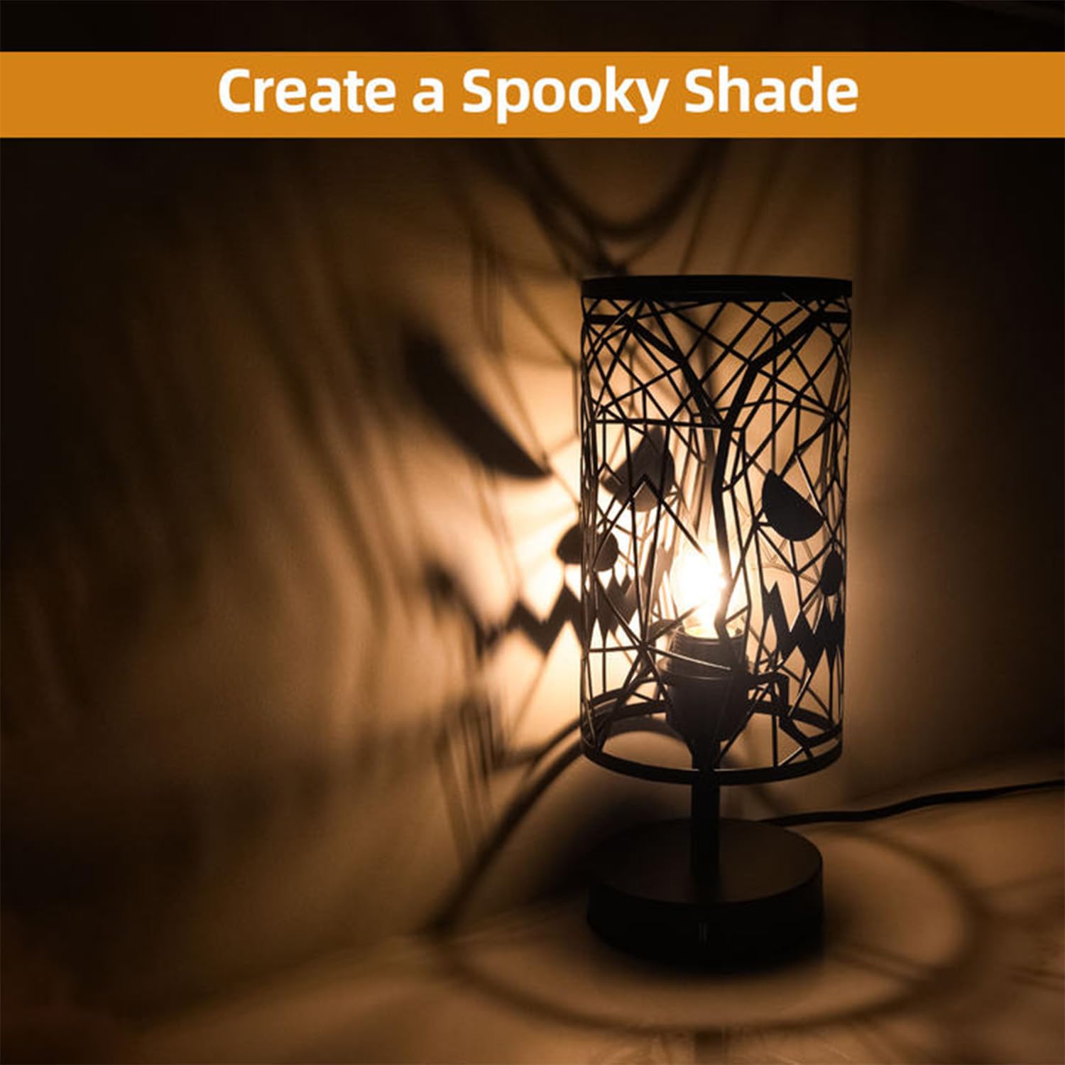 Lampylife Black Skull Lamps For Bedroom: Skeleton Lamp 3-Way Dimmable Touch Control Table Lamp For Gothic Decor,Anniversary Birthday Halloween Christmas Decorations Skull Light