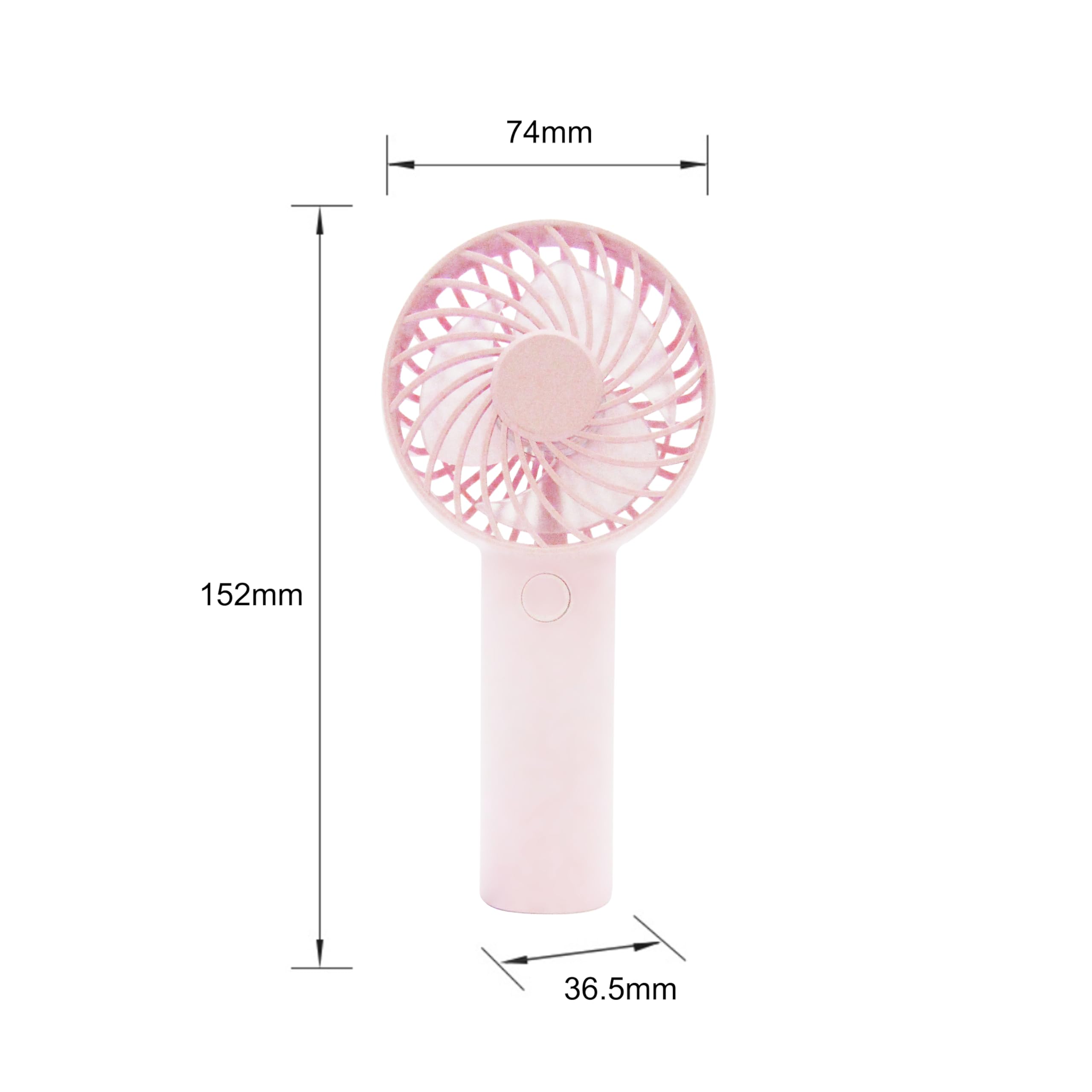 Mini Portable Fan,Rechargeable Travel Fan,3 Speed Small Handheld Fan,Personal Battery Operated Fan